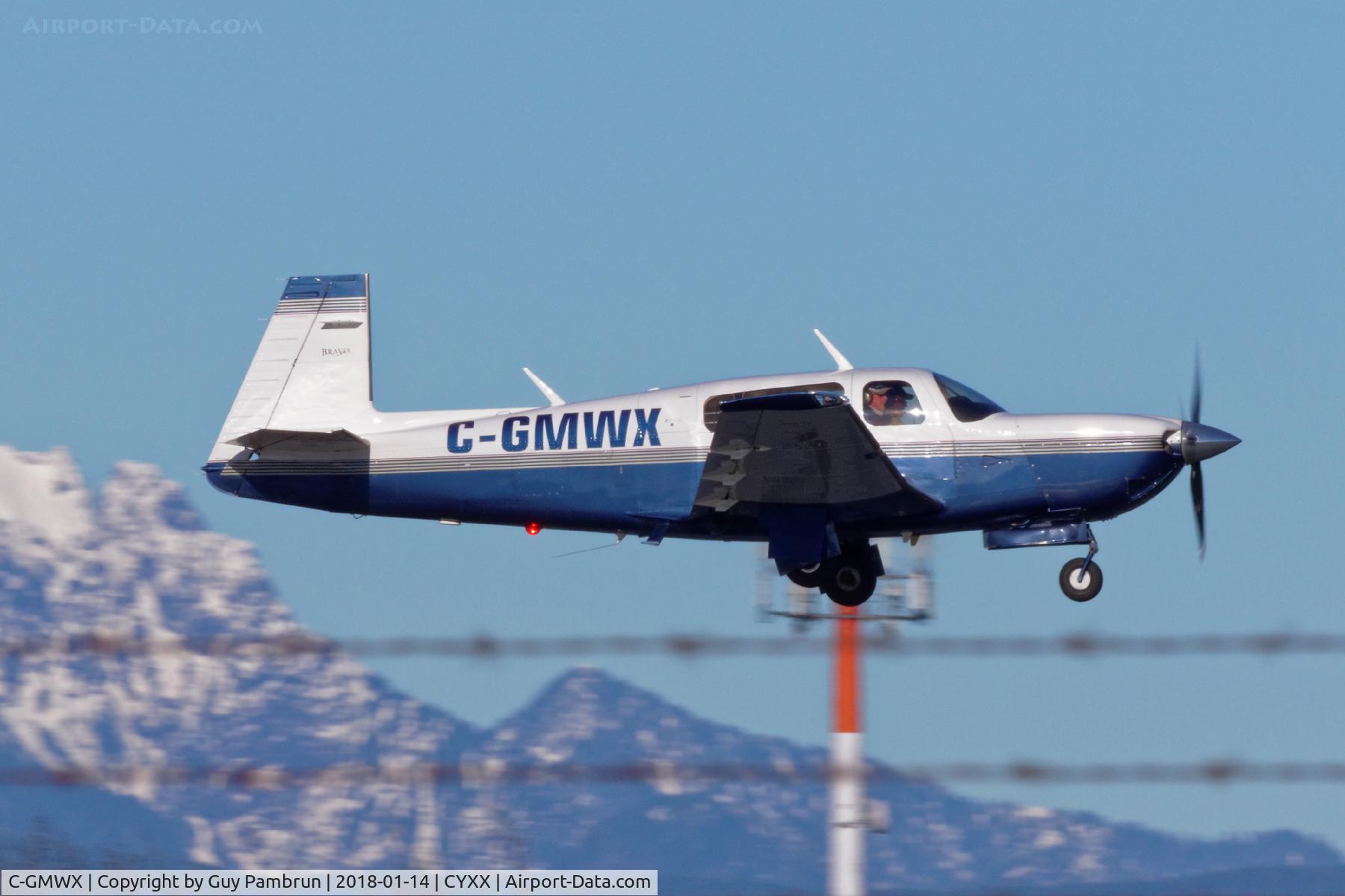 C-GMWX, 1998 Mooney M20M Bravo C/N 27-0258, Landing