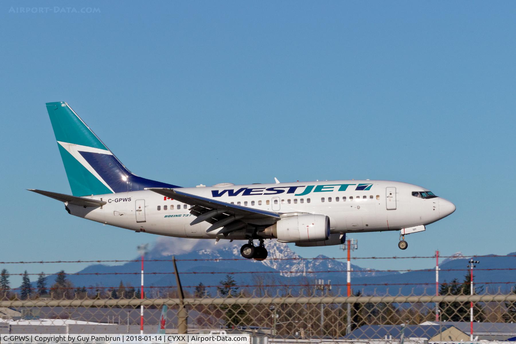 C-GPWS, 2005 Boeing 737-6CT C/N 34284, Landing