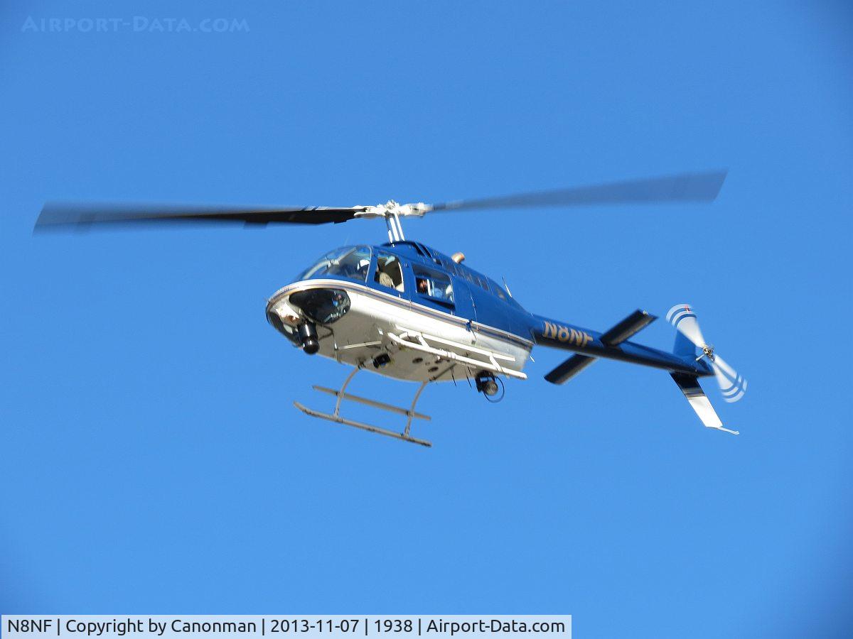 N8NF, 1978 Bell 206B JetRanger C/N 2537, Flying by