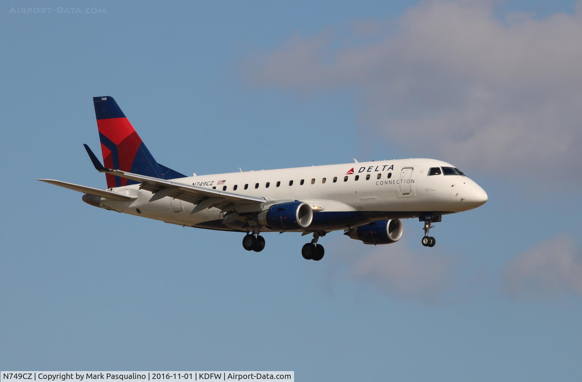 N749CZ, Embraer 170LR (ERJ-170-100LR) C/N 17000227, ERJ 170-100 LR