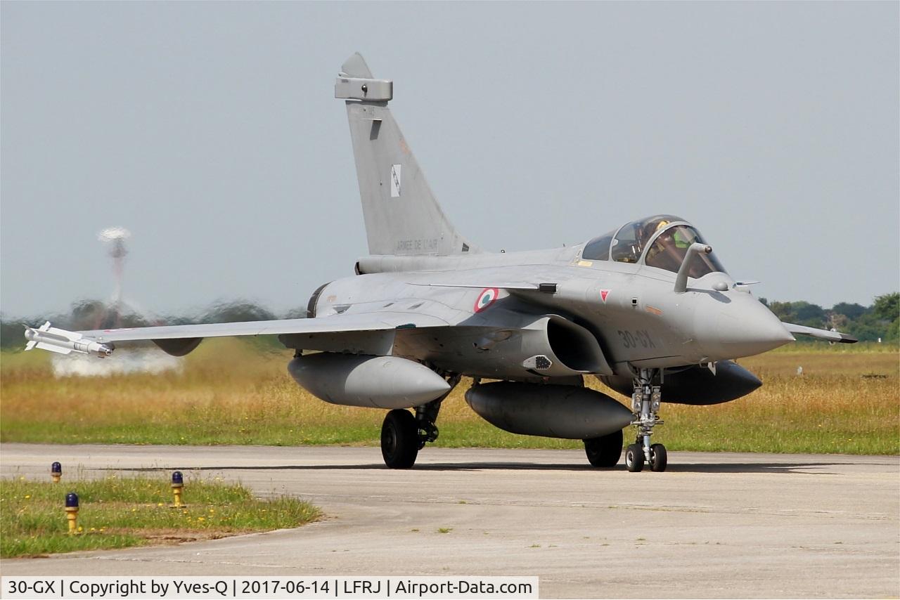 30-GX, 2014 Dassault Rafale C C/N 145, Dassault Rafale C, Taxiing to flight line, Landivisiau Naval Air Base (LFRJ) Tiger Meet 2017