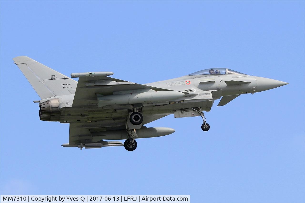 MM7310, Eurofighter EF-2000 Typhoon S C/N IS042, Eurofighter EF-2000 Typhoon S, On final rwy 08, Landivisiau Naval Air Base (LFRJ) Tiger Meet 2017