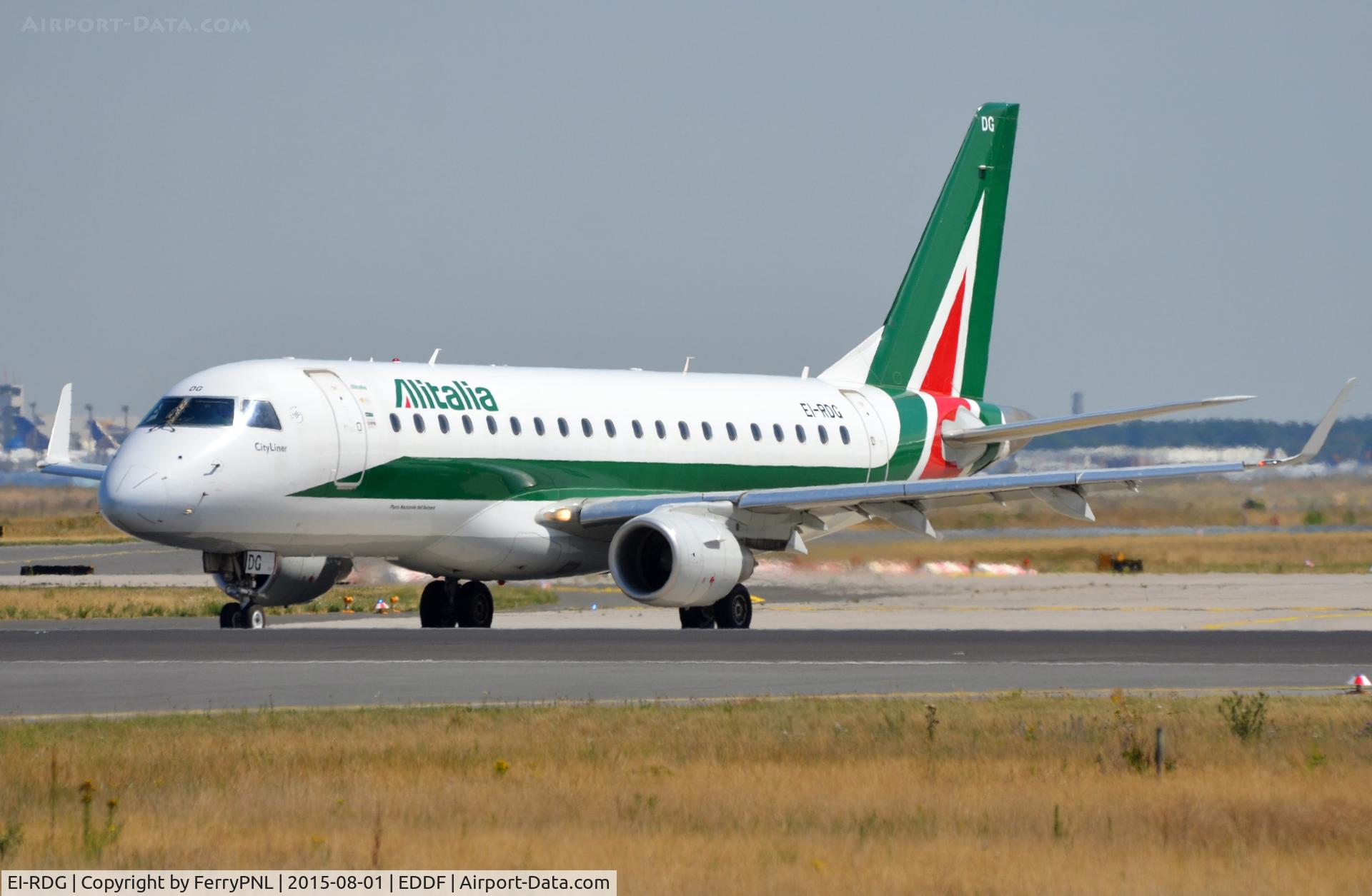 EI-RDG, 2012 Embraer 175LR (ERJ-170-200LR) C/N 17000338, Alitalia ERJ175 lining-up.