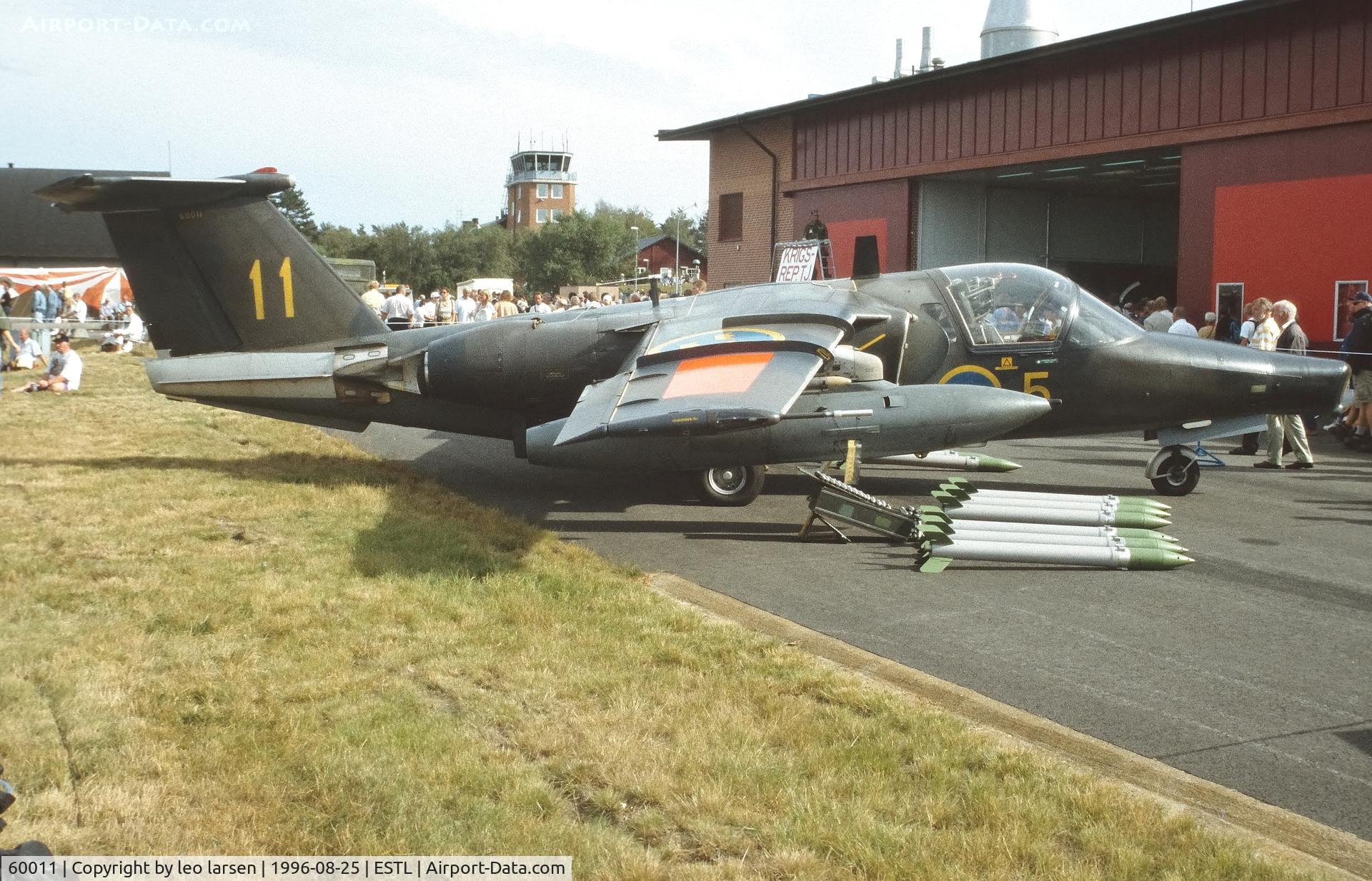 60011, Saab Aj-60 C/N 60-011, Ljungbyhed F.5 Air Base