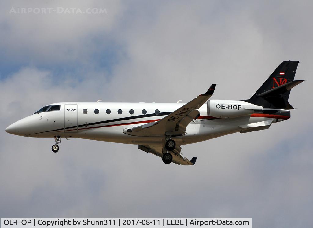 OE-HOP, 2006 Israel Aircraft Industries Gulfstream 200 C/N 150, Landing rwy 25R