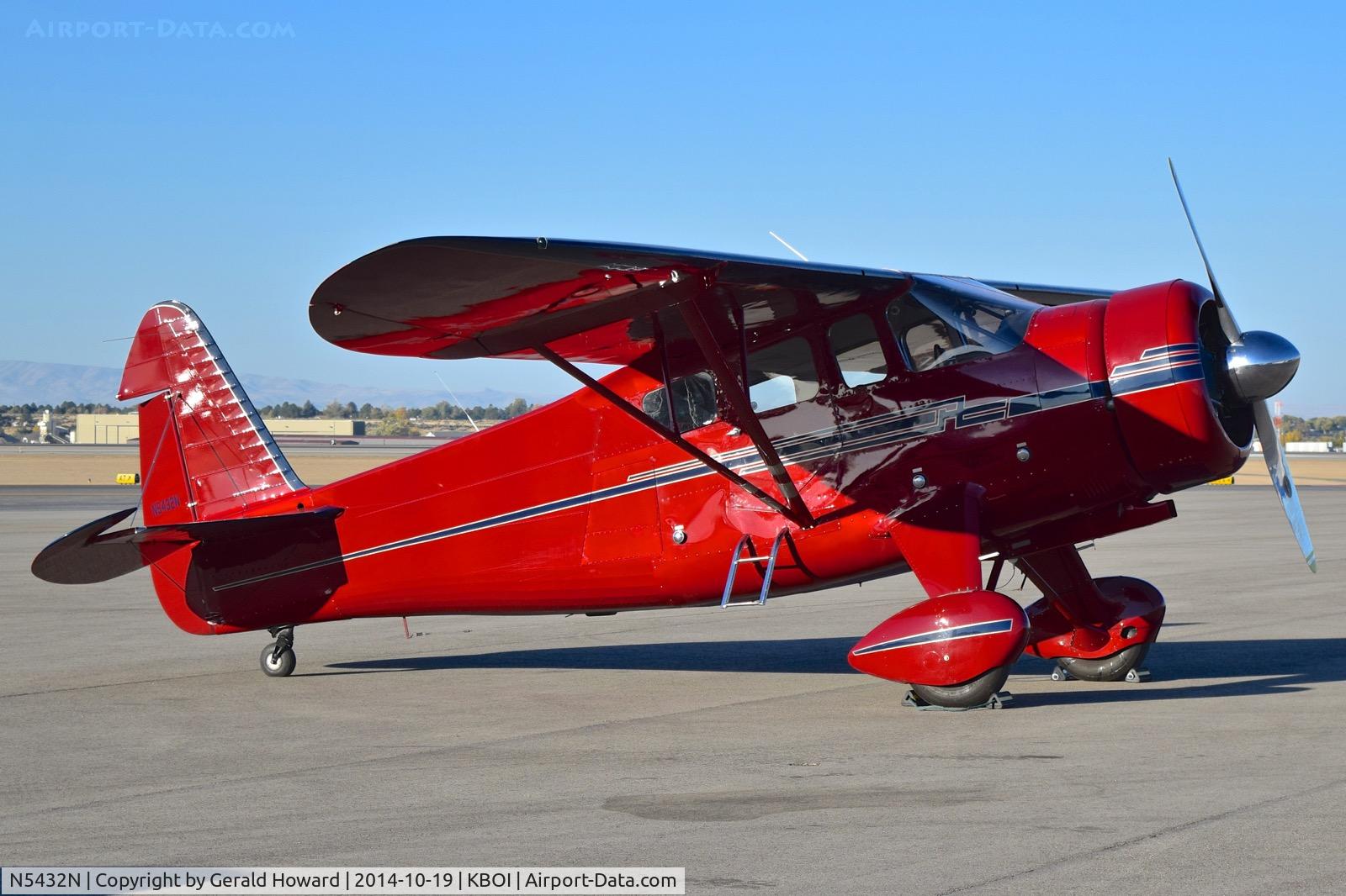 N5432N, 1940 Howard Aircraft DGA-15P C/N 519, Parked on the north GA ramp.