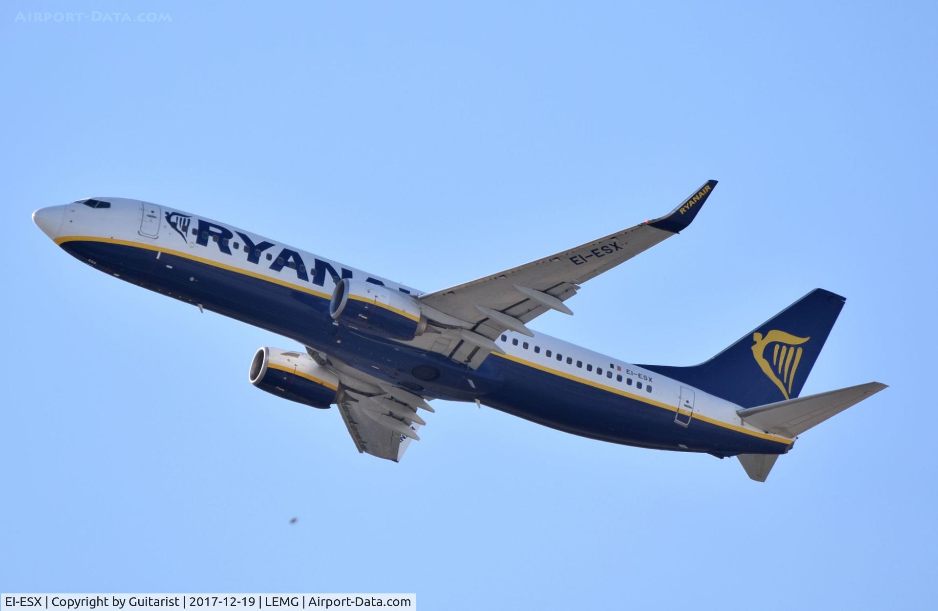 EI-ESX, 2011 Boeing 737-8AS C/N 34998, At Malaga