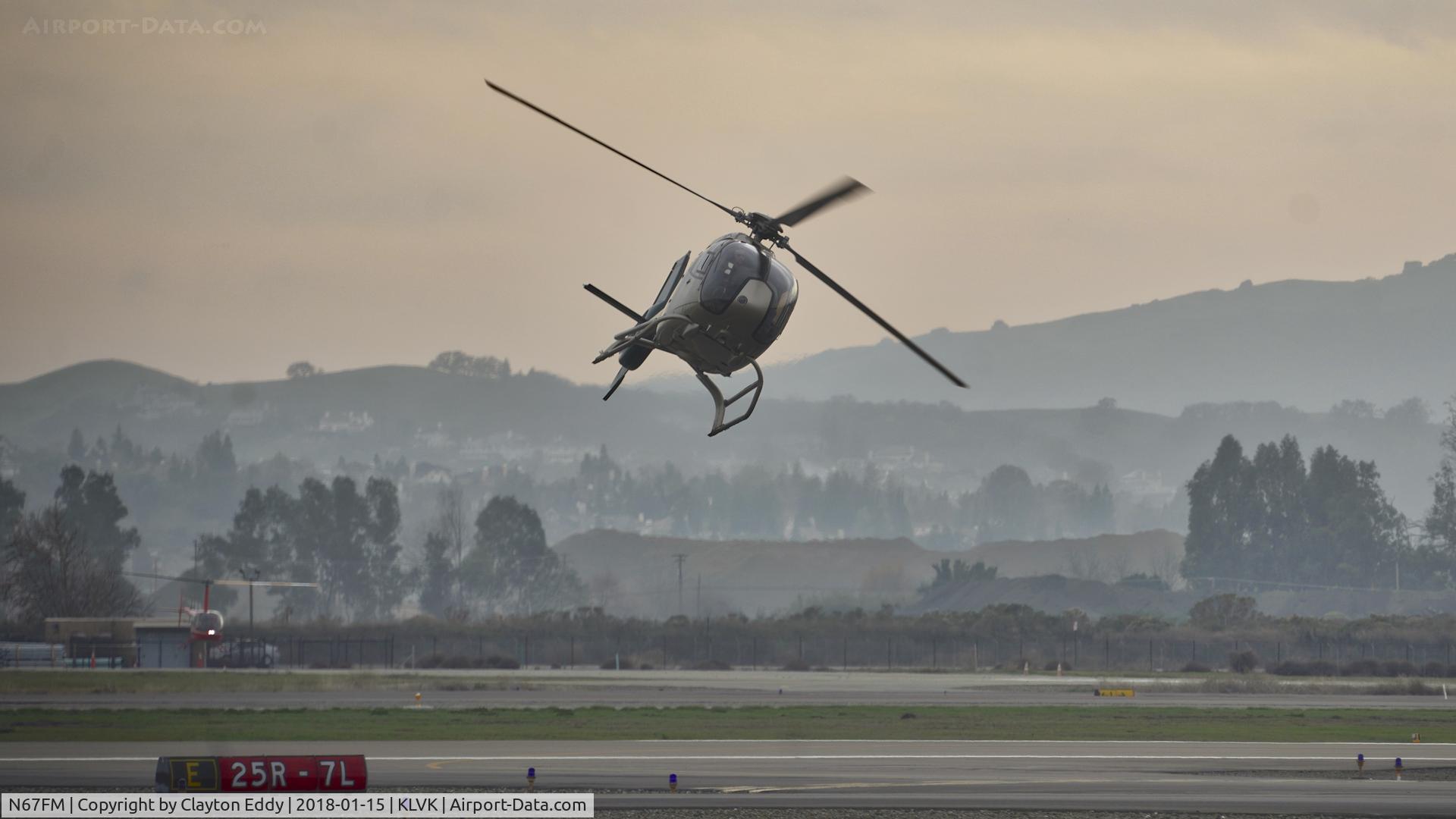 N67FM, 2001 Eurocopter EC-120B Colibri C/N 1195, Livermore Airport California 2018.