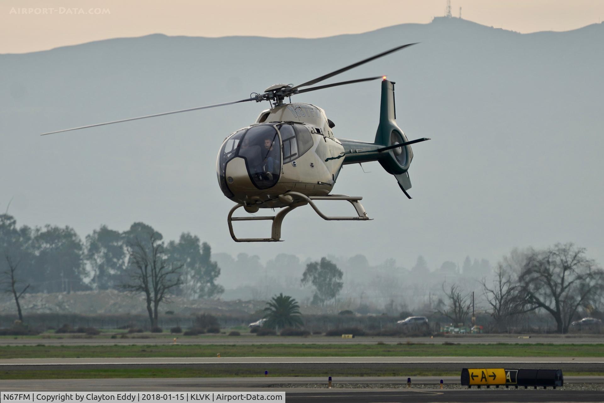 N67FM, 2001 Eurocopter EC-120B Colibri C/N 1195, Livermore Airport California 2018.