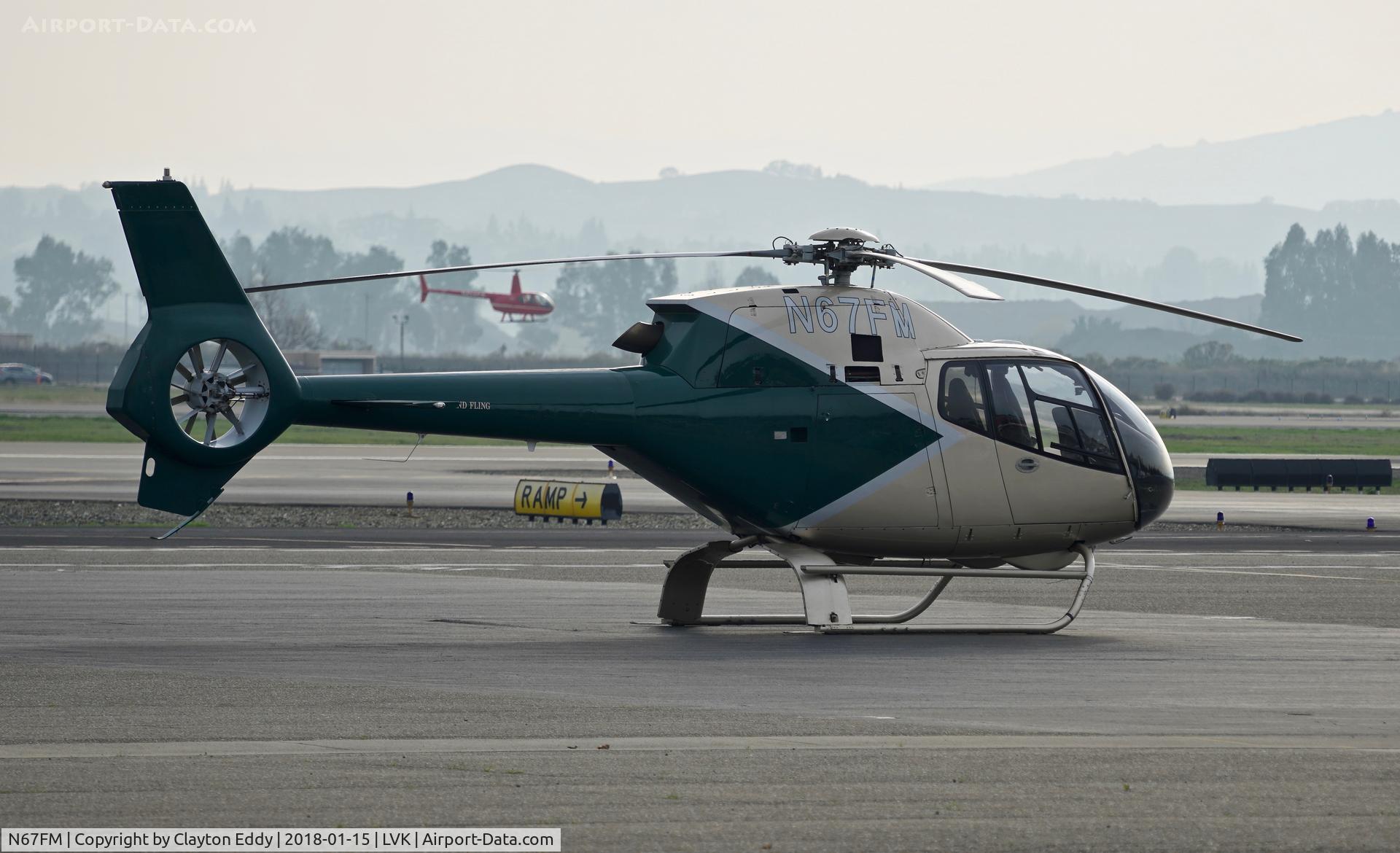 N67FM, 2001 Eurocopter EC-120B Colibri C/N 1195, Livermore Airport California 2018.