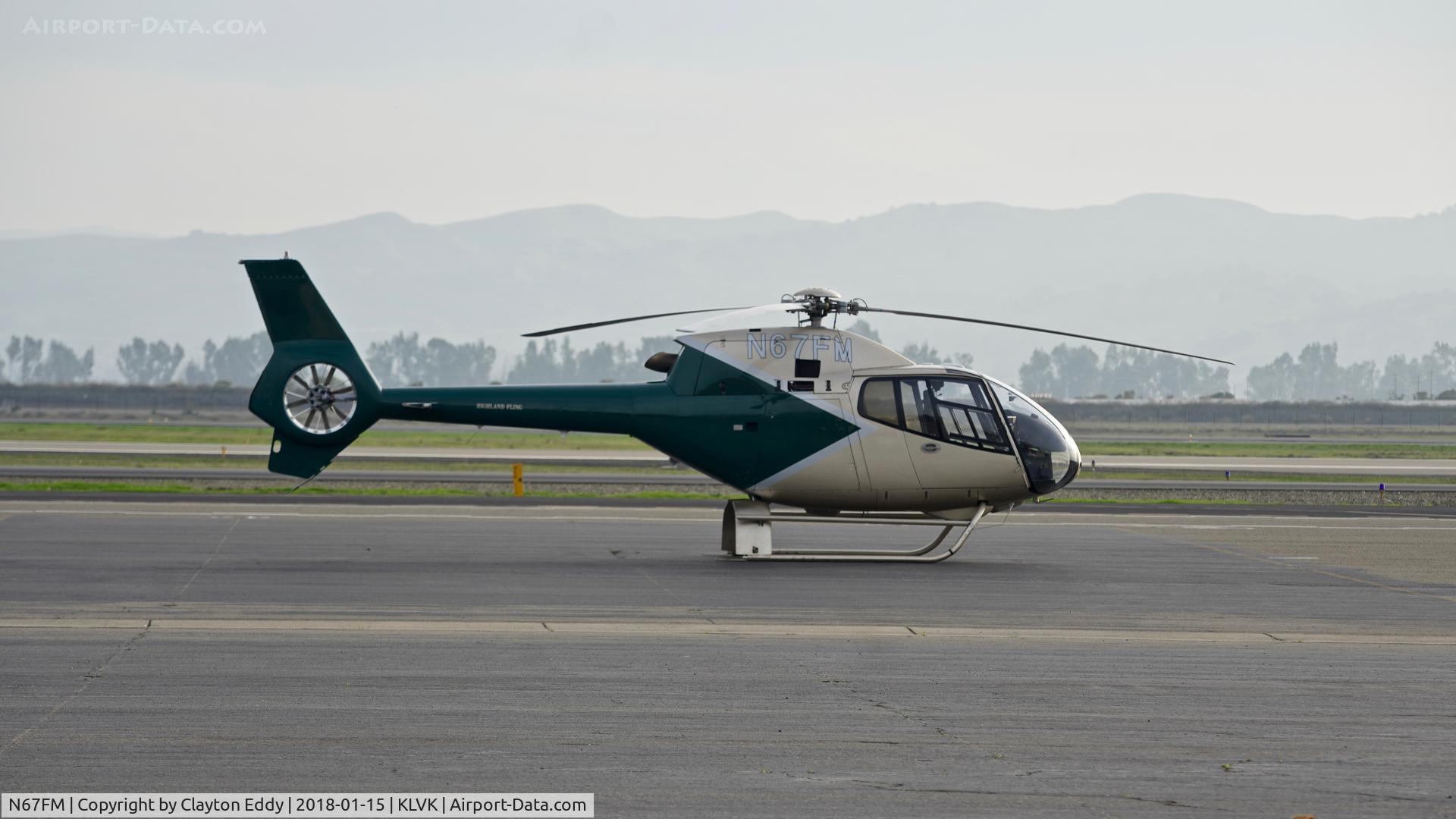 N67FM, 2001 Eurocopter EC-120B Colibri C/N 1195, Livermore Airport California 2018.