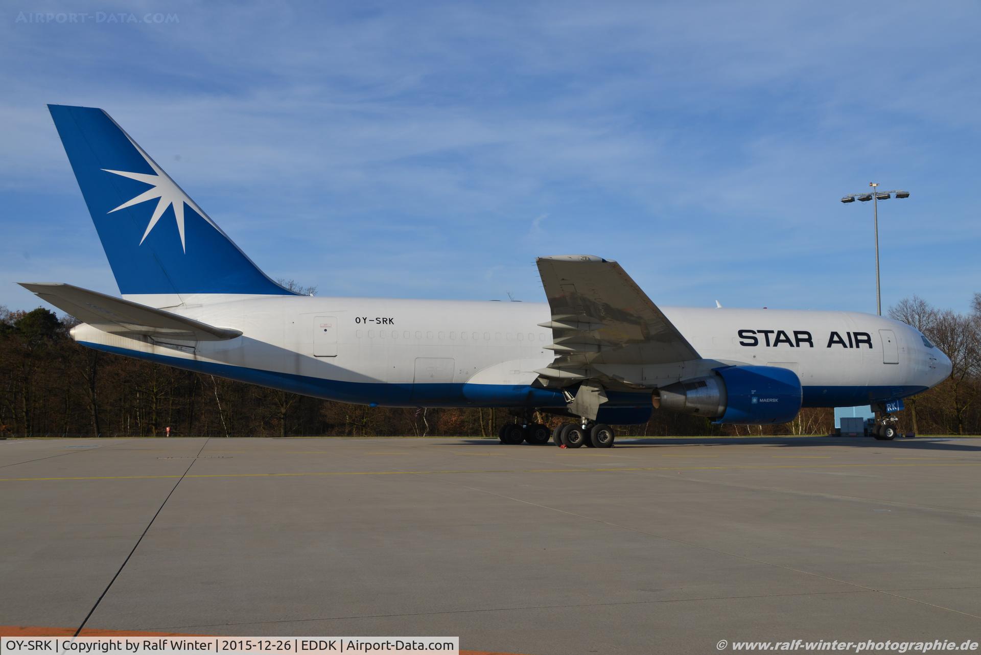 OY-SRK, 1985 Boeing 767-204 C/N 23072, Boeing 767-204ERBDSF - DQ SRR Star Air - 23072 - OY-SRK - 26.12.2015 - CGN
