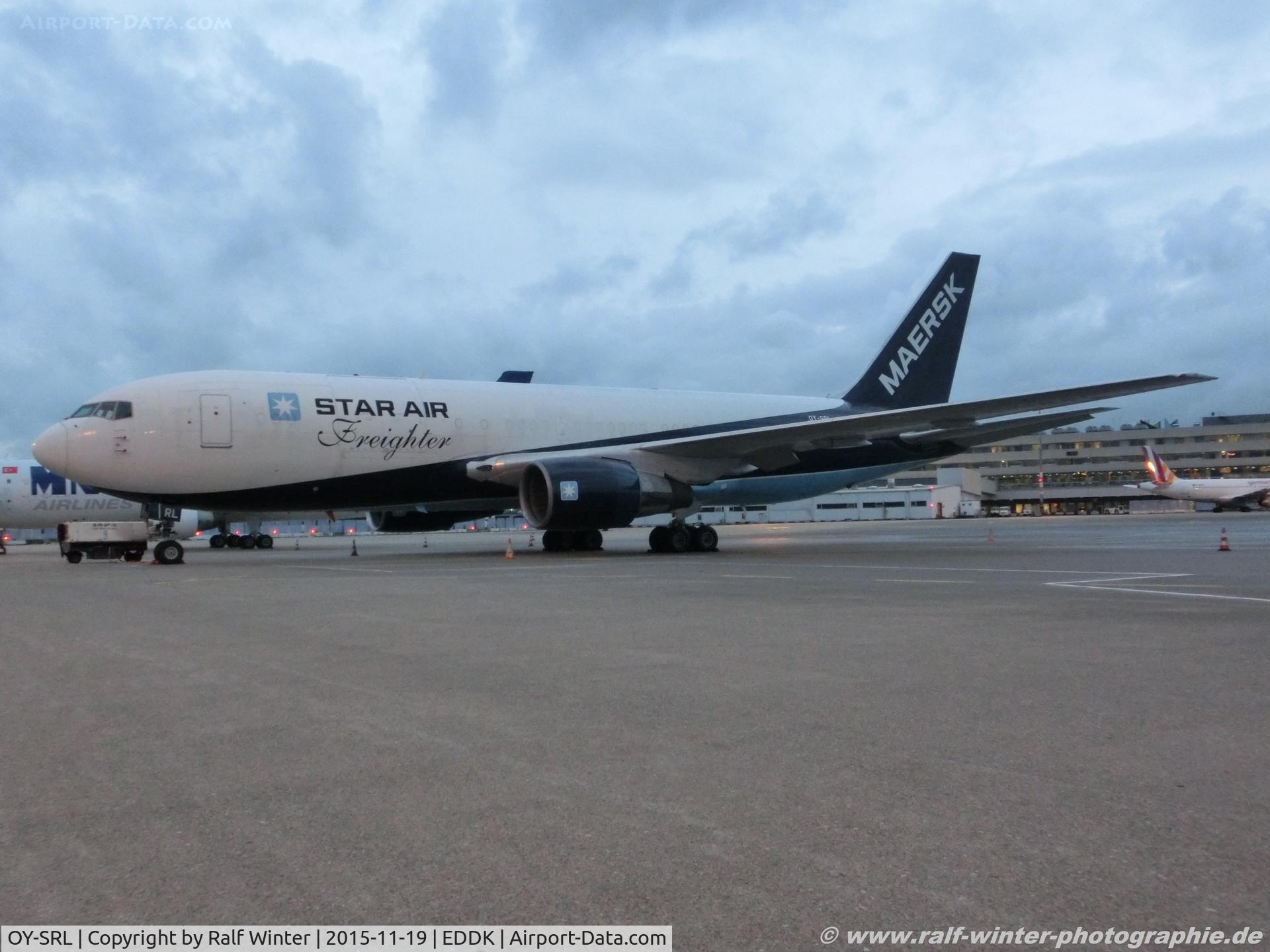 OY-SRL, 1982 Boeing 767-232 C/N 22219, Boeing 767-232BDSF - DQ SRR Star Air Freight - 22219 - OY-SRL - 19.11.2015 - CGN