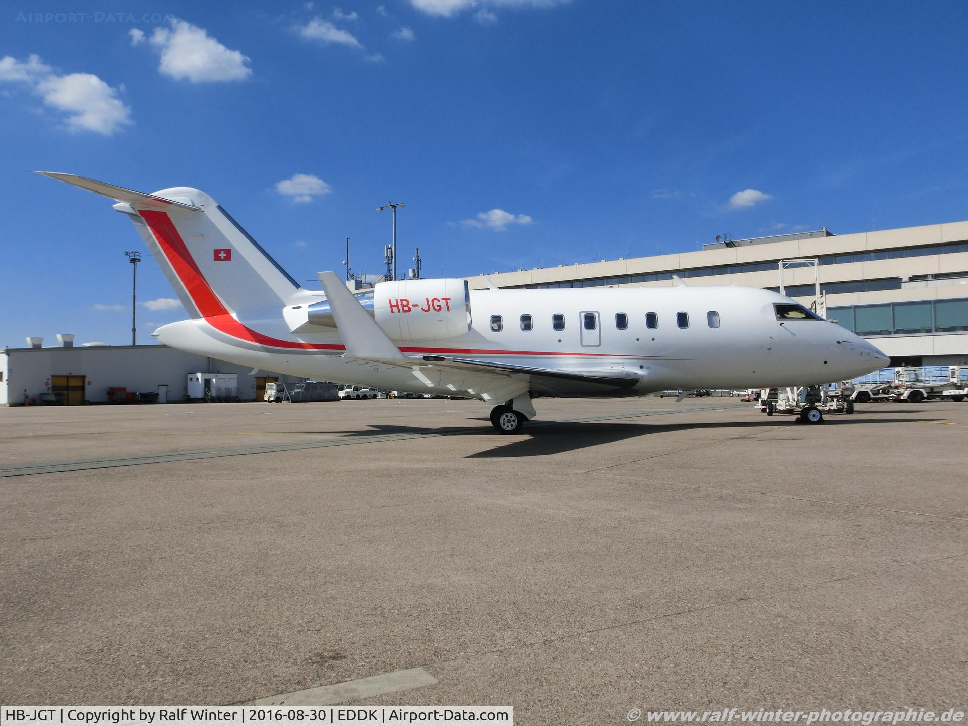 HB-JGT, 2008 Bombardier Challenger 605 (CL-600-2B16) C/N 5736, Bombardier CL-600-2B16 Challenger 605 - Scintilla AG Solothurn opf Robert Bosch GmbH - 5736 - HB-JGT - 30.08.2016 - CGN