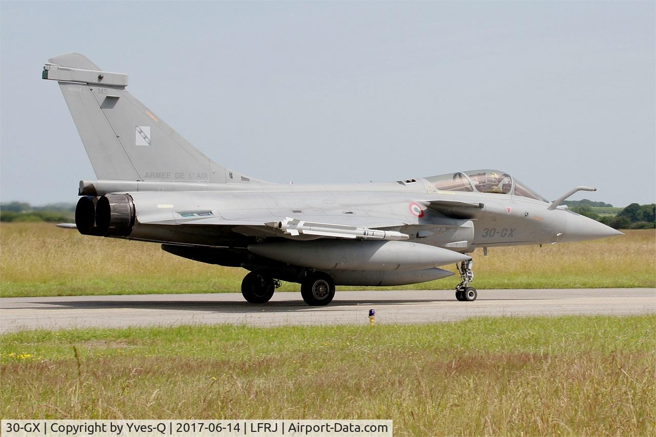 30-GX, 2014 Dassault Rafale C C/N 145, Dassault Rafale C, Taxiing to flight line, Landivisiau Naval Air Base (LFRJ) Tiger Meet 2017