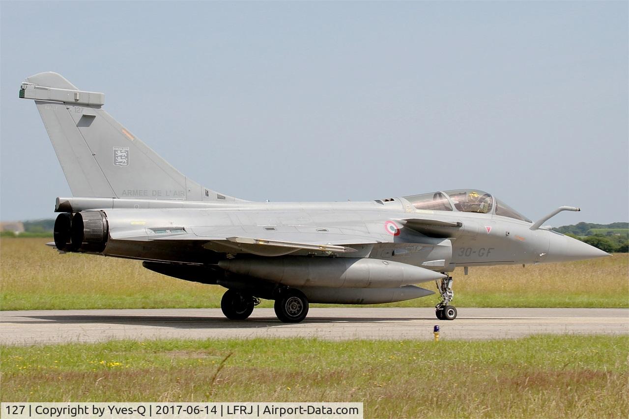 127, Dassault Rafale C C/N 127, Dassault Rafale C, Taxiing to flight line, Landivisiau Naval Air Base (LFRJ) Tiger Meet 2017