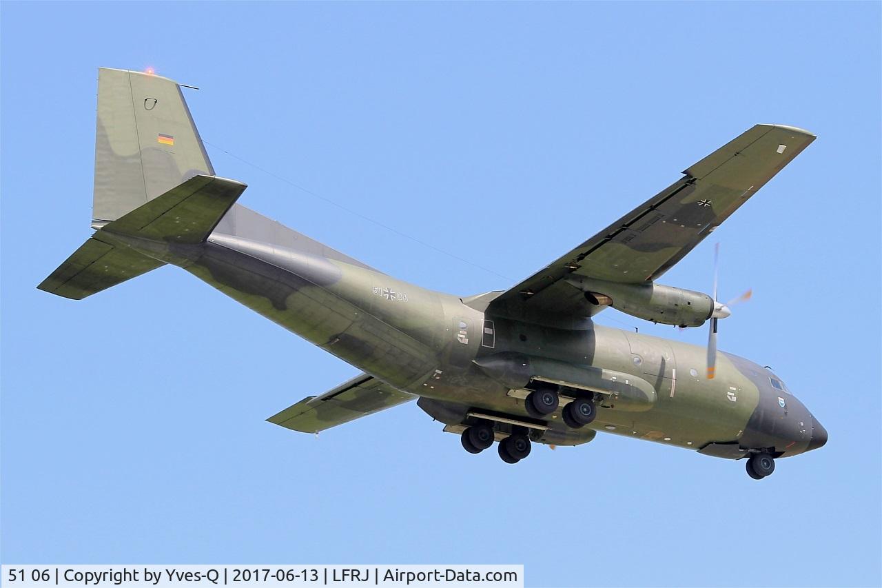 51 06, 1971 Transall C-160D C/N D-143, Transall C-160D, On final rwy 08, Landivisiau Naval Air Base (LFRJ) Tiger Meet 2017