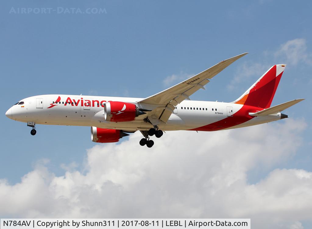 N784AV, 2015 Boeing 787-8 Dreamliner Dreamliner C/N 37506, Landing rwy 25R