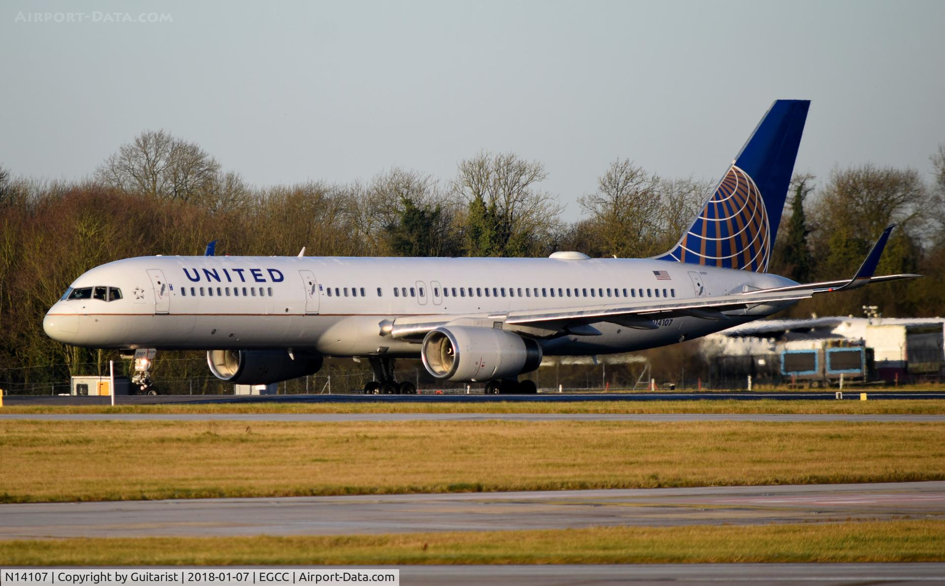 N14107, 1994 Boeing 757-224 C/N 27297, At Manchester