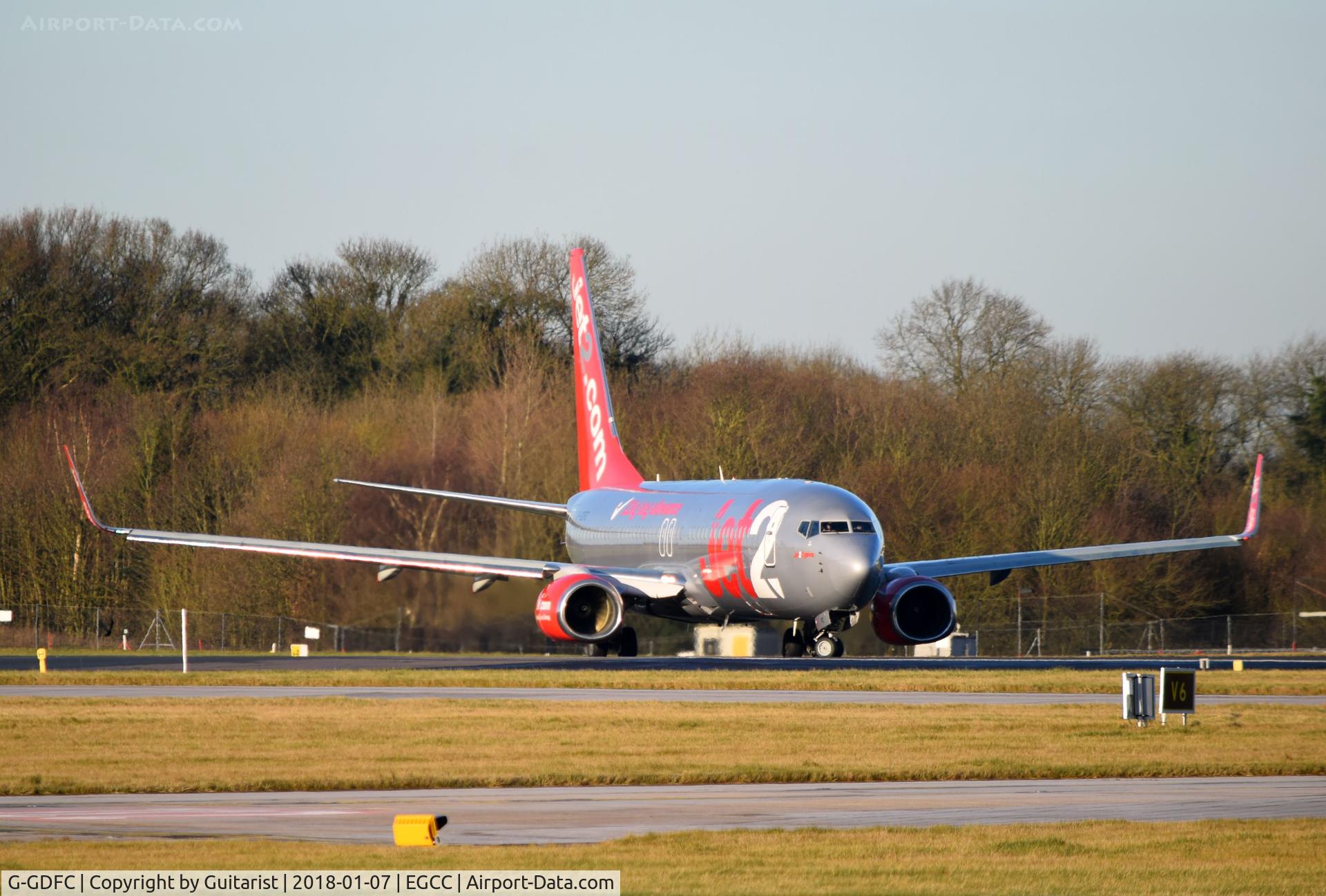 G-GDFC, 1998 Boeing 737-8K2 C/N 28375, At Manchester