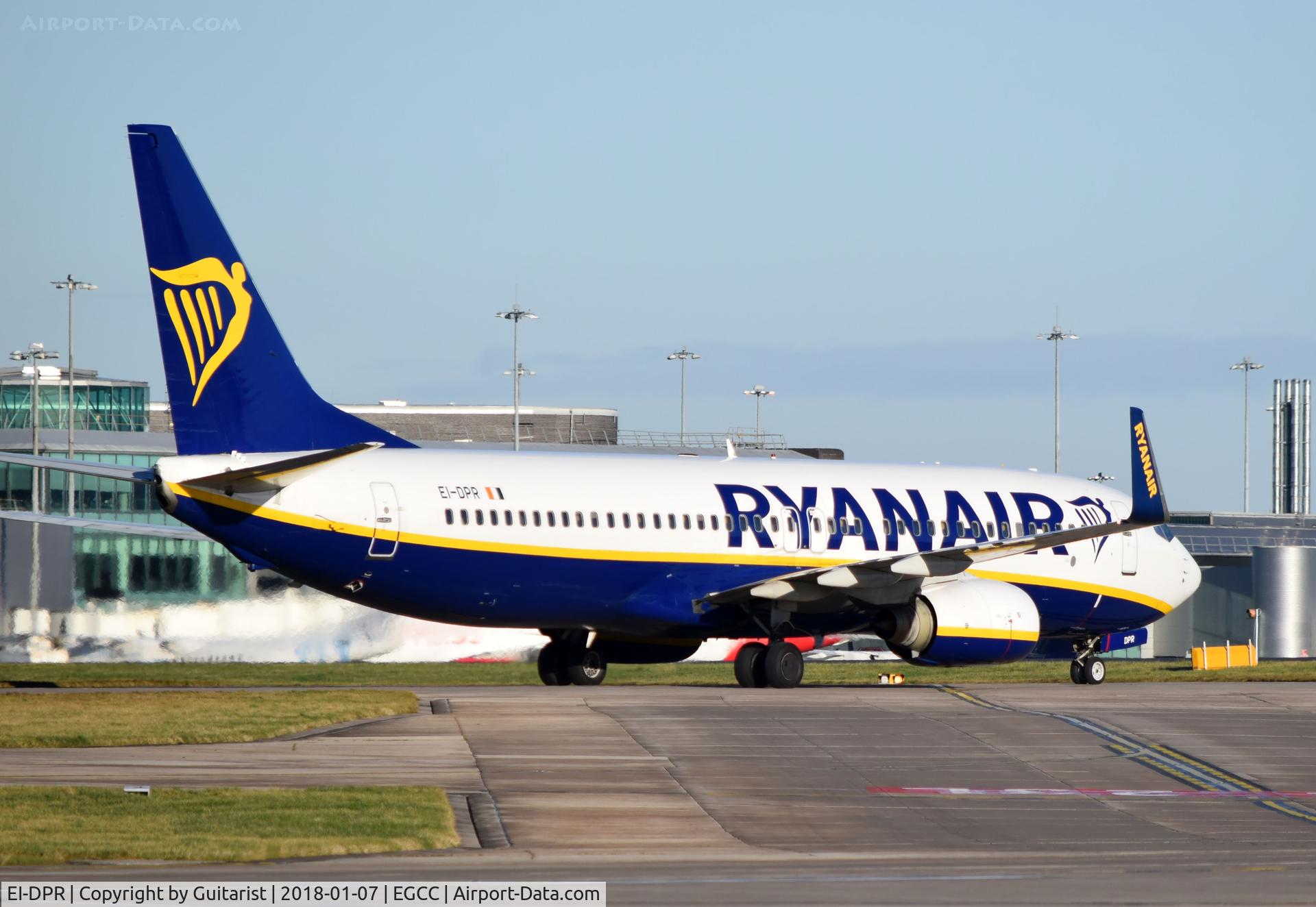 EI-DPR, 2007 Boeing 737-8AS C/N 33614, At Manchester