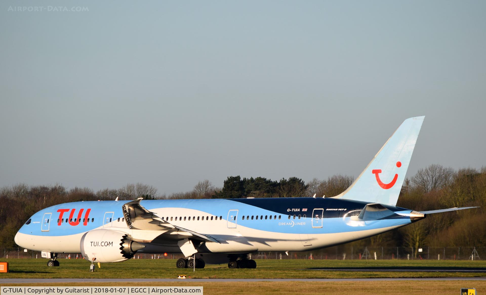 G-TUIA, 2013 Boeing 787-8 Dreamliner C/N 34422, At Manchester