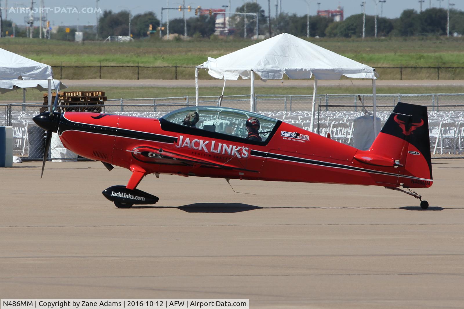 N486MM, 2001 Extra EA-300/L C/N 136, At the 2016 Alliance Airshow - Fort Worth, TX