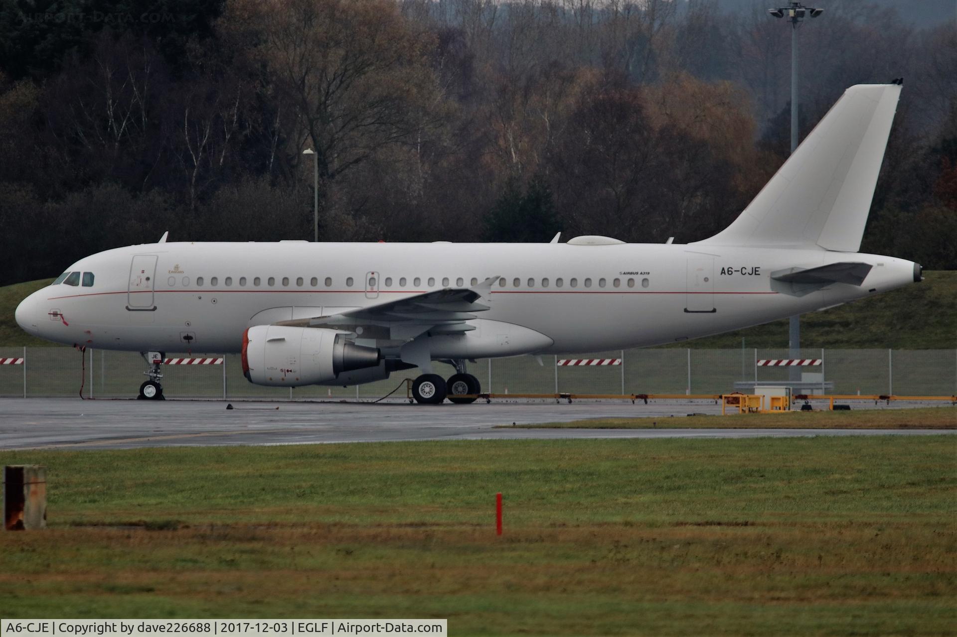 A6-CJE, 2011 Airbus ACJ319 (A319-115/CJ) C/N 4822, UAE Government A319 115CJ at Farnborough - FAB