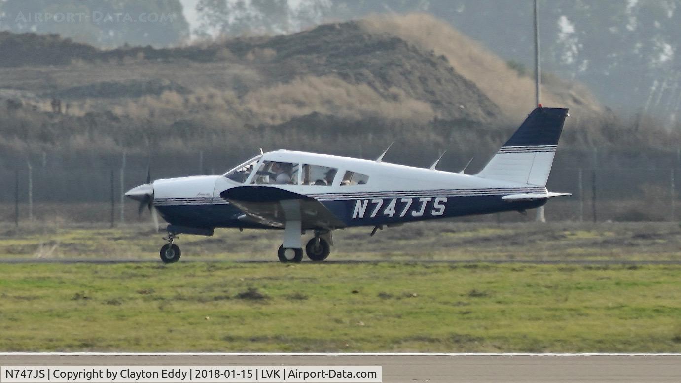 N747JS, 1967 Piper PA-28R-180 Cherokee Arrow C/N 28R-30365, Livermore Airport California 2018.