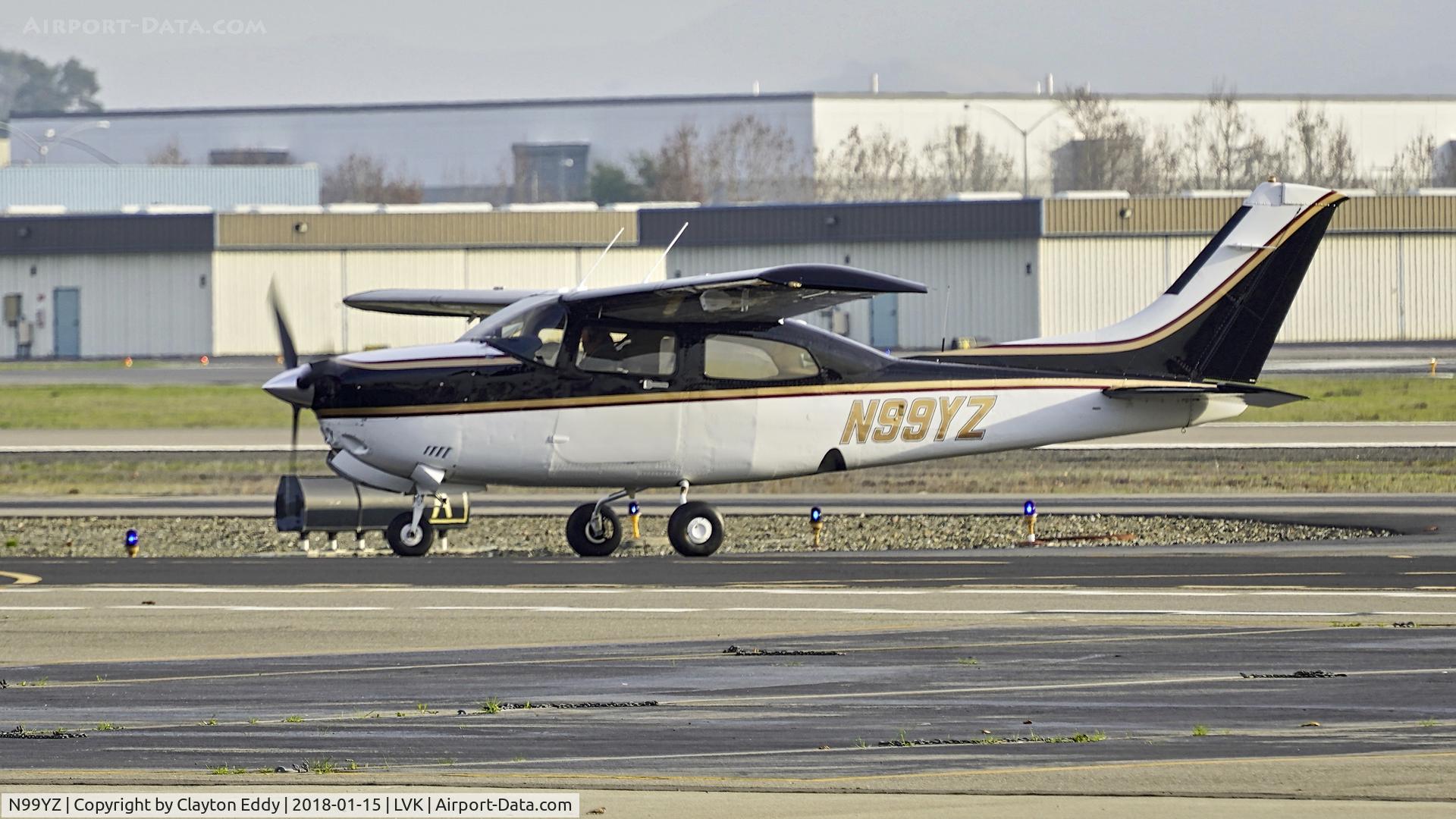 N99YZ, 1981 Cessna T210N Turbo Centurion C/N 21064608, Livermore Airport California 2018.