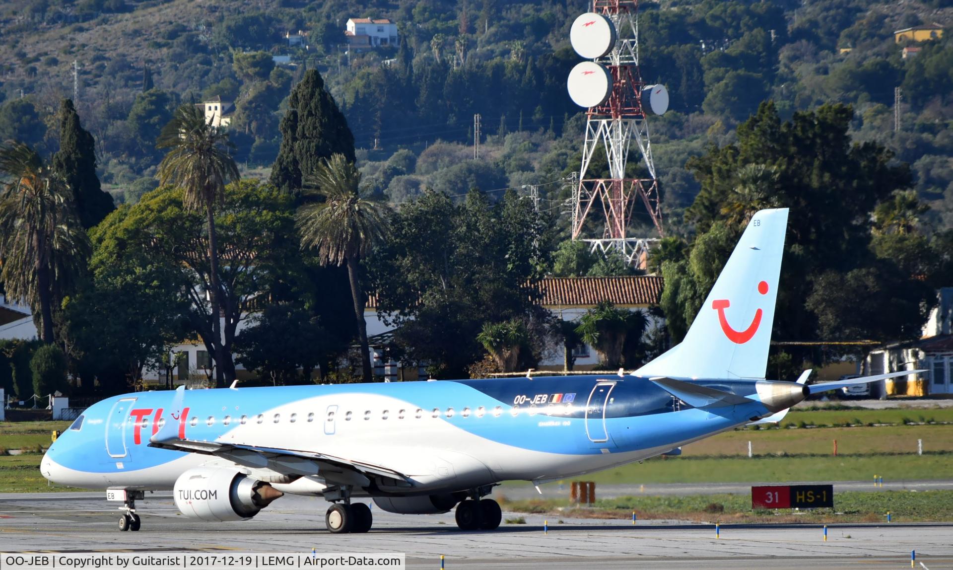 OO-JEB, 2013 Embraer 190STD (ERJ-190-100STD) C/N 19000607, At Malaga