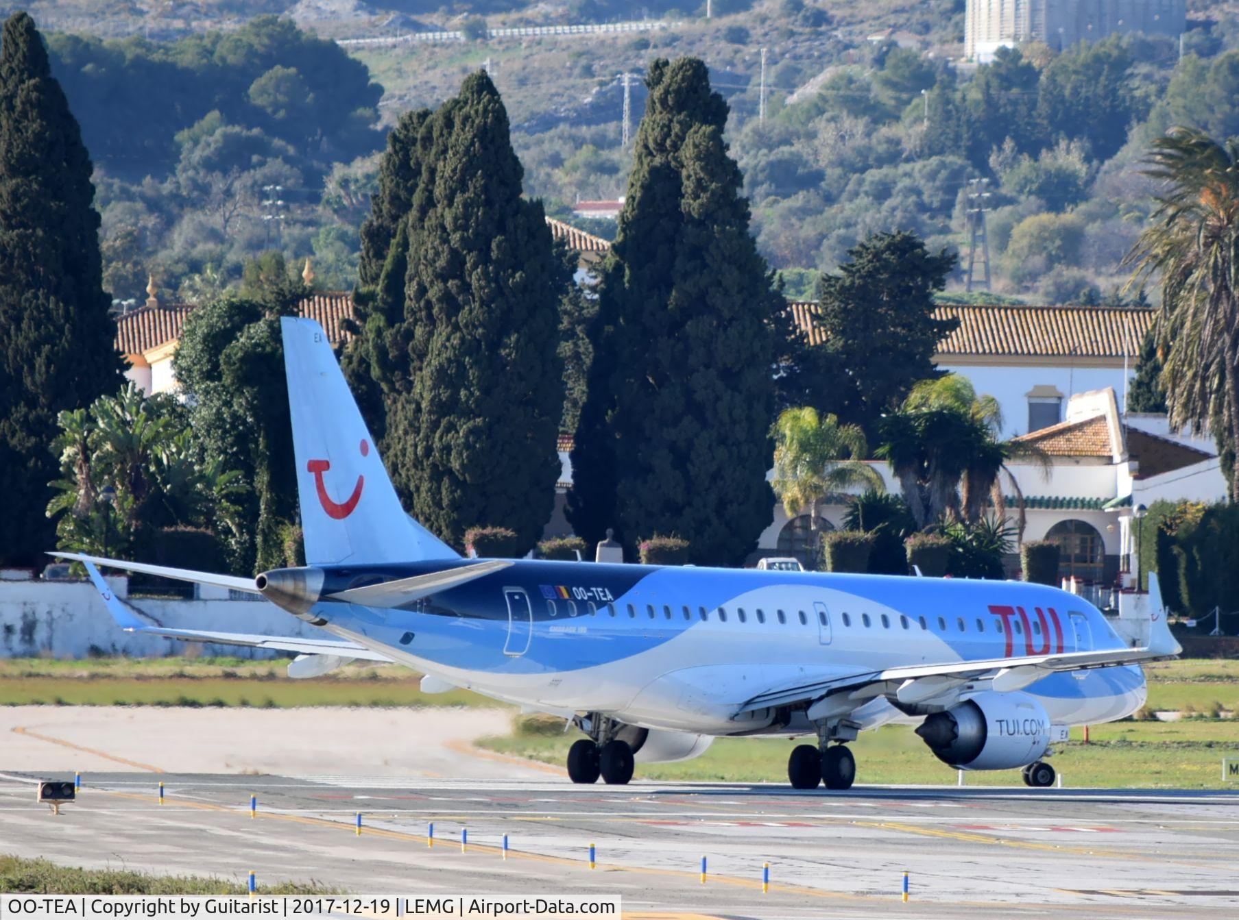 OO-TEA, 2014 Embraer 190LR (ERJ-190-100LR) C/N 19000665, At Malaga