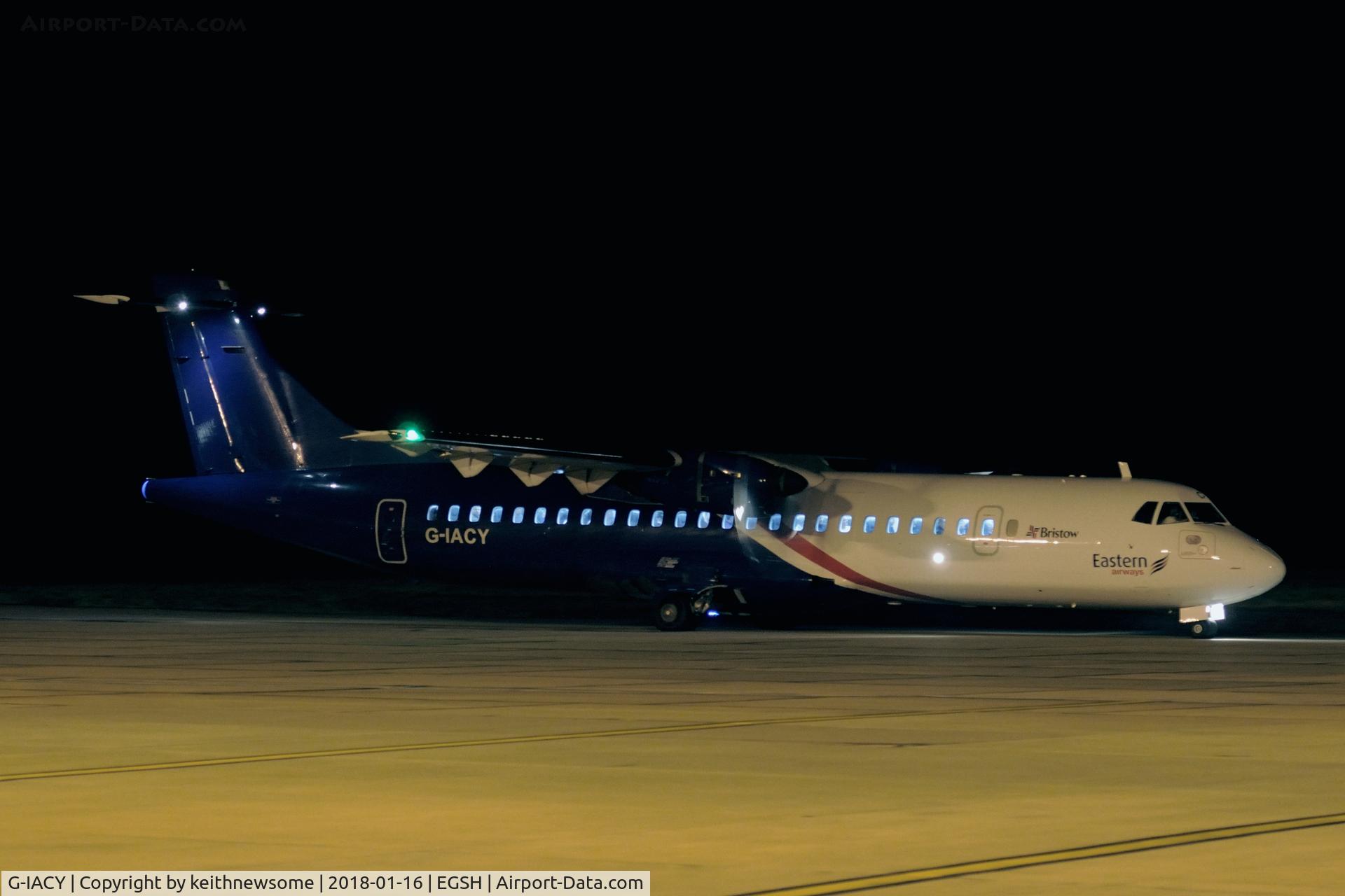 G-IACY, 2017 ATR 72-212 C/N 1448, Return Visitor.