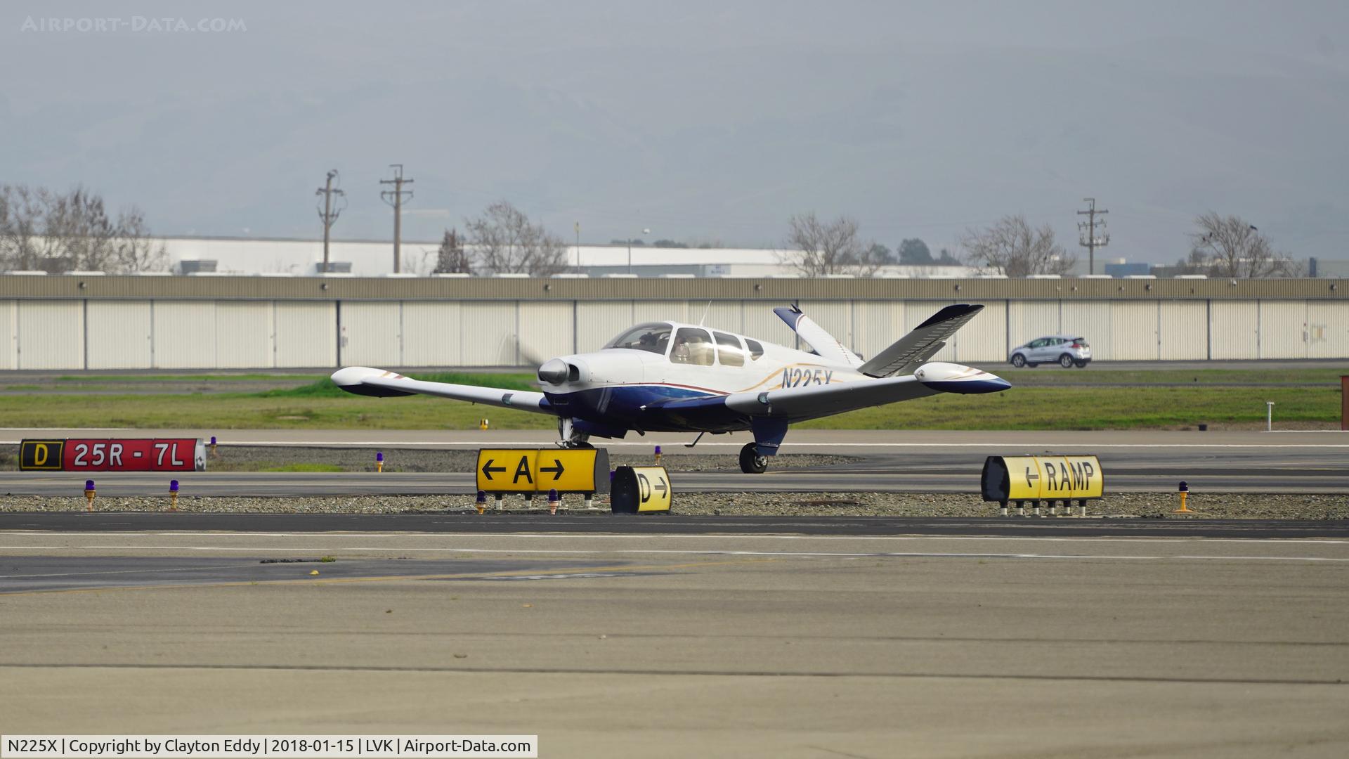 N225X, 1957 Beech H35 Bonanza C/N D-5032, Livermore Airport California 2018.