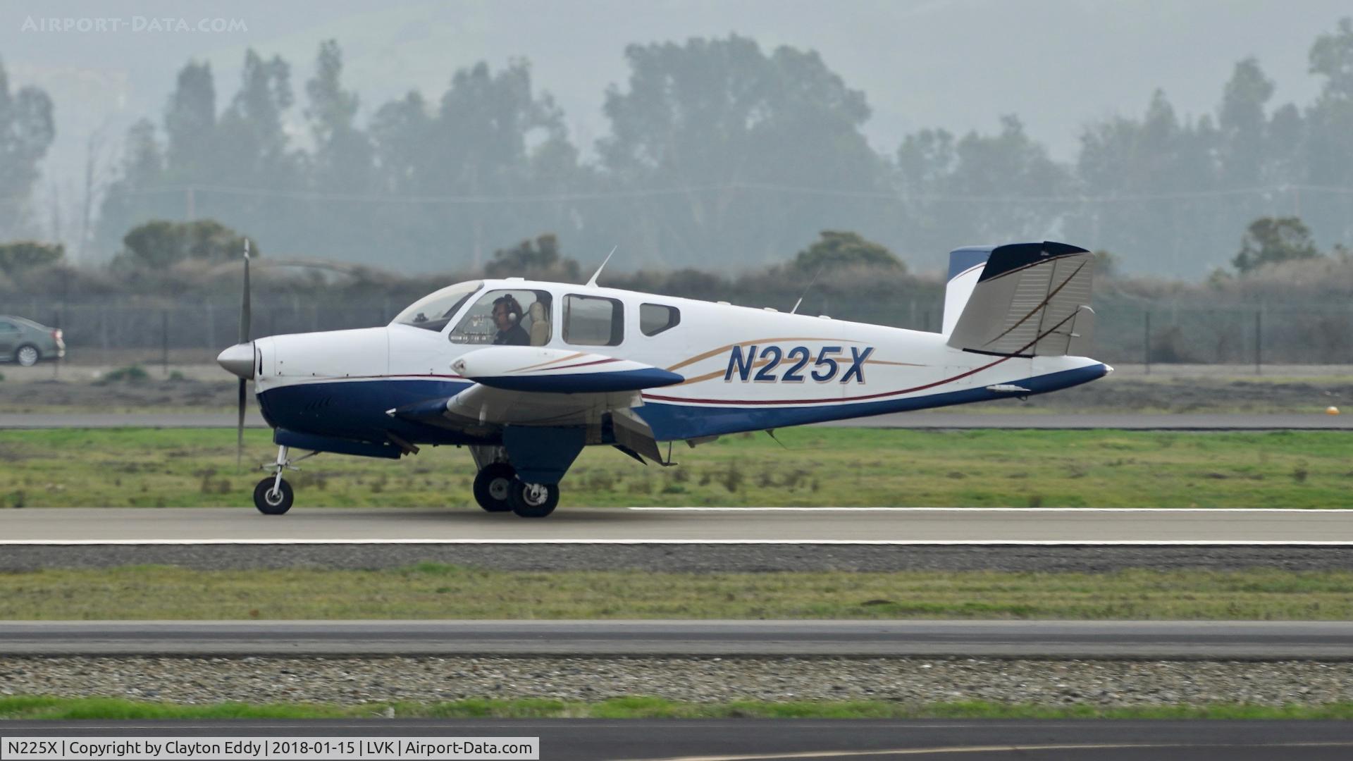 N225X, 1957 Beech H35 Bonanza C/N D-5032, Livermore Airport California 2018.