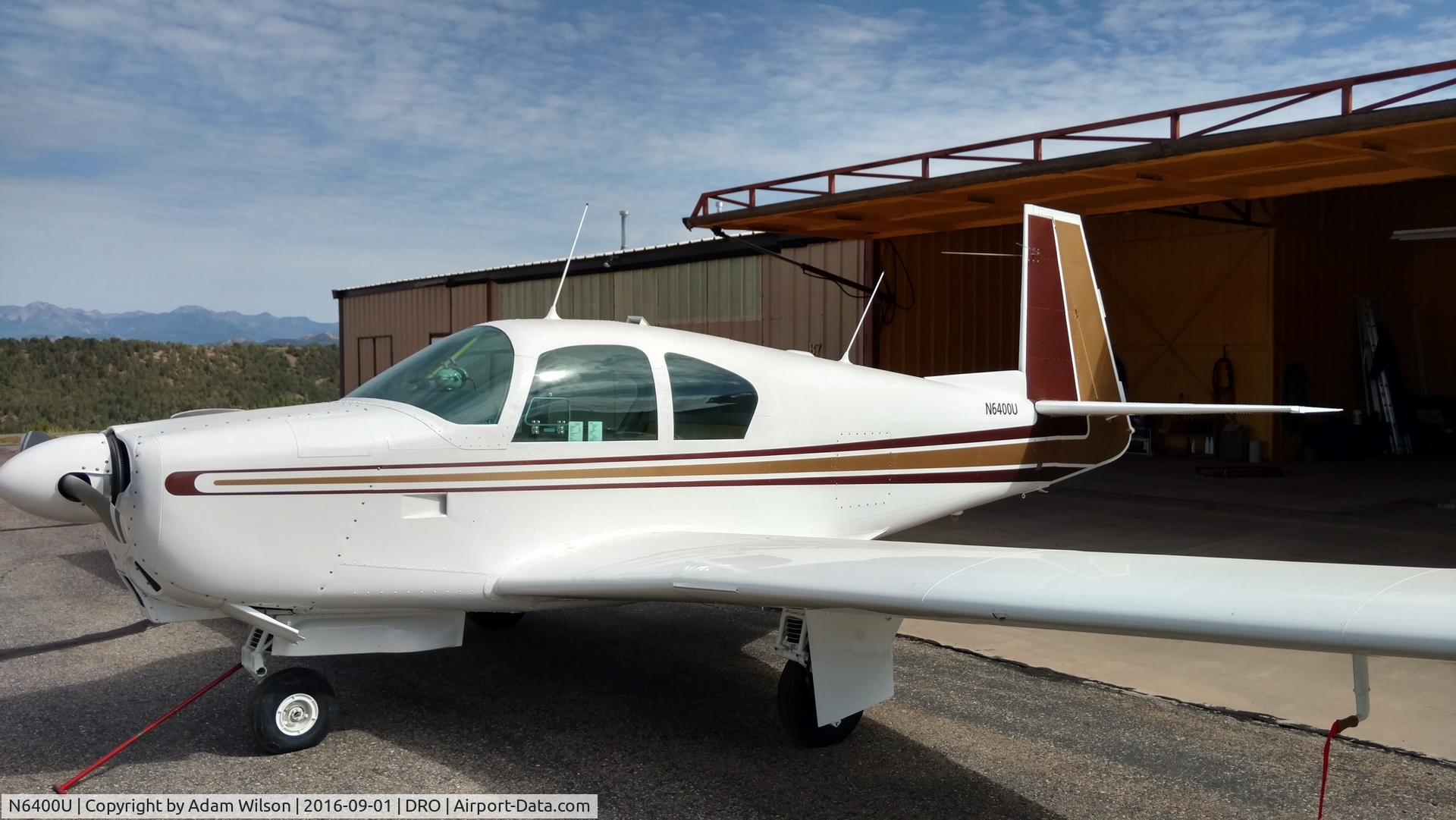 N6400U, 1962 Mooney M20C Ranger C/N 2147, N6400U Sep, 2016