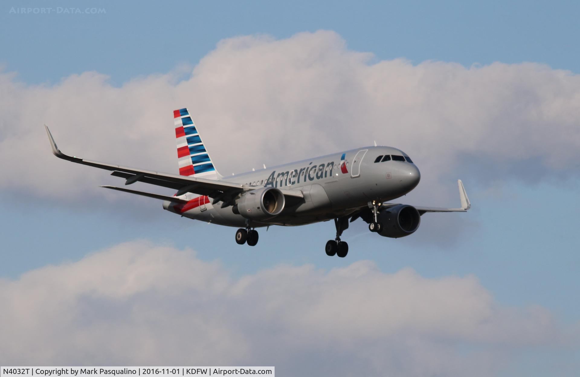 N4032T, 2015 Airbus A319-115 C/N 6644, Airbus A319