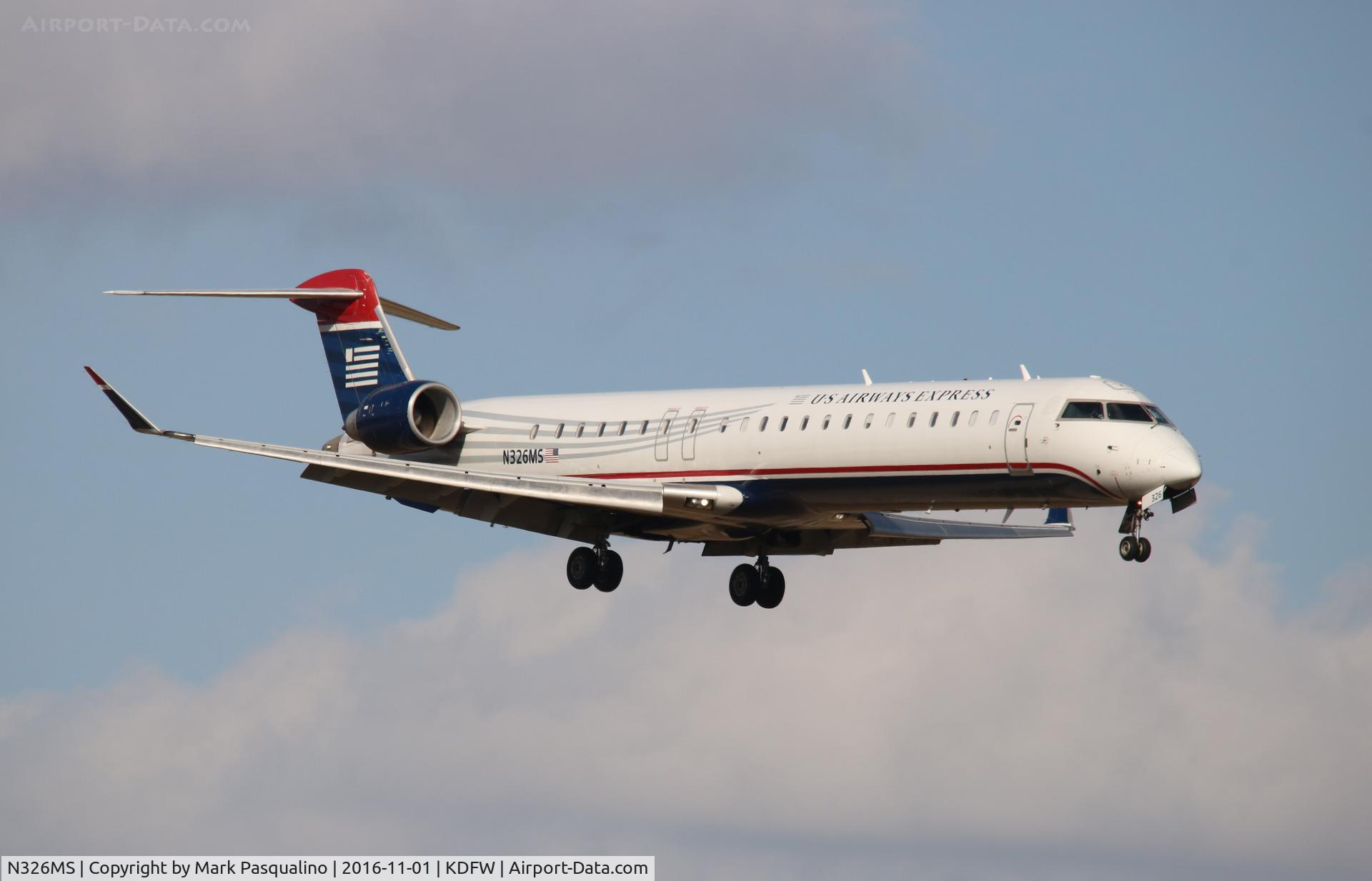 N326MS, 2008 Bombardier CRJ-900ER NG (CL-600-2D24) C/N 15124, CL-600-2D24