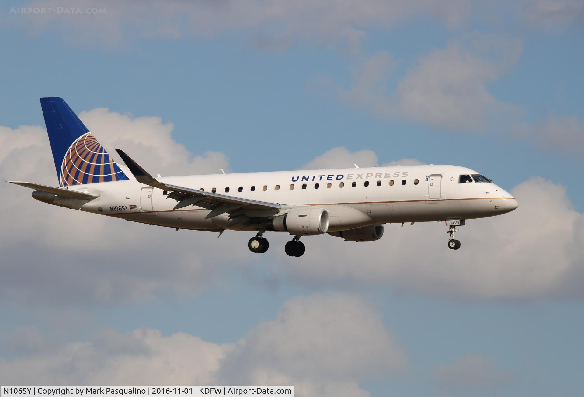 N106SY, 2013 Embraer 175LR (ERJ-170-200LR) C/N 17000399, ERJ 170-200 LR
