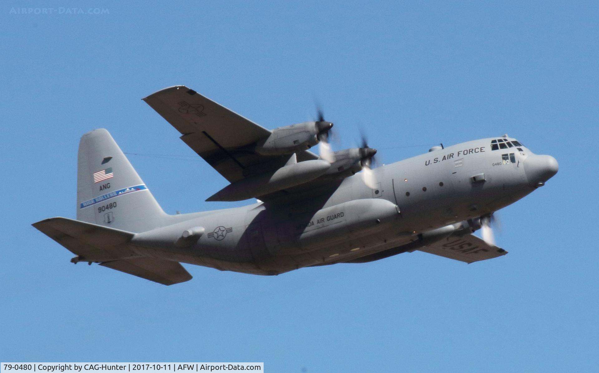 79-0480, 1990 Lockheed C-130H Hercules C/N 382-4860, High Roller from the Nevada Air Guard C-130H