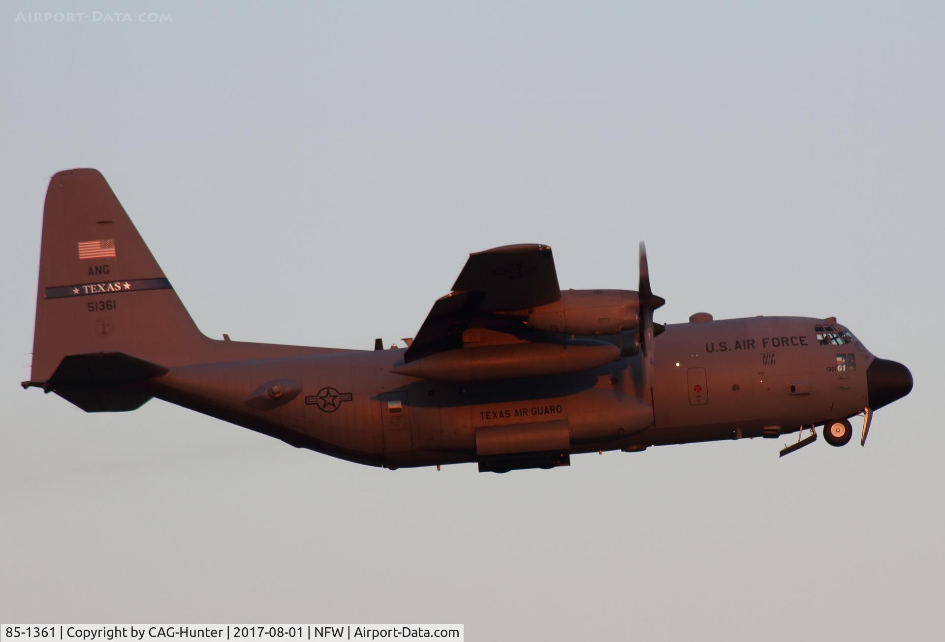 85-1361, 1985 Lockheed C-130H Hercules C/N 382-5071, (RANGER) C-130H Departing KNFW