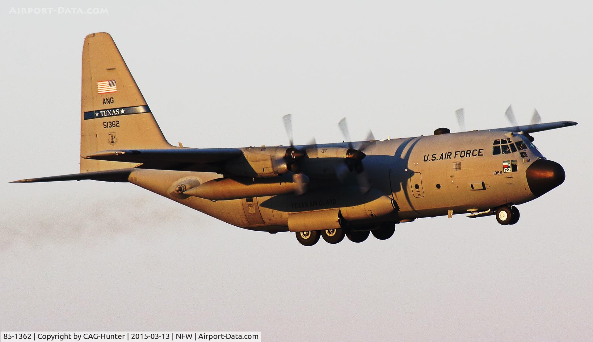 85-1362, 1985 Lockheed C-130H Hercules C/N 382-5072, (RANGER) C-130H Landing at KNFW