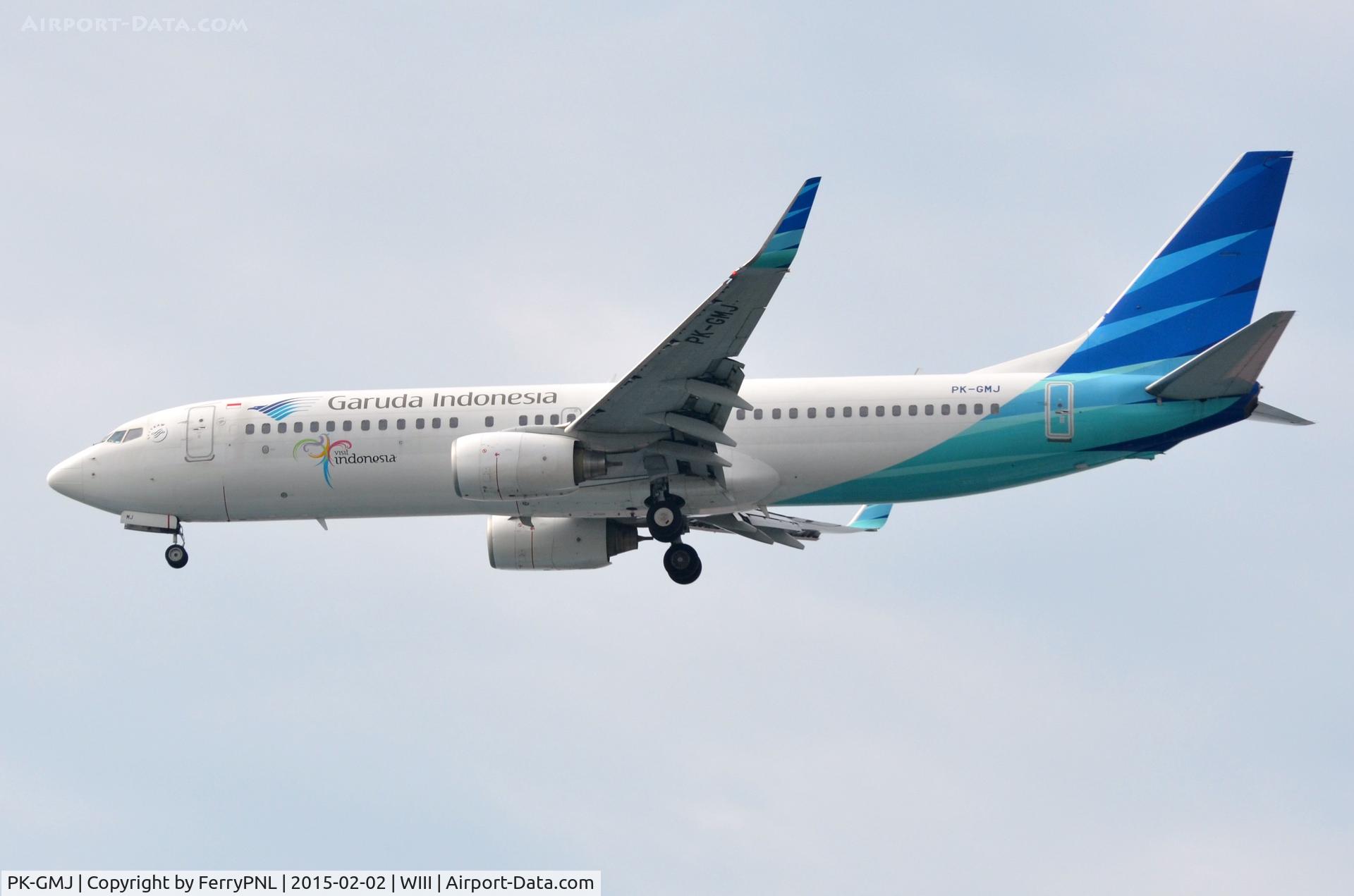 PK-GMJ, 2010 Boeing 737-8U3 C/N 30144, Arrival of Garuda B738