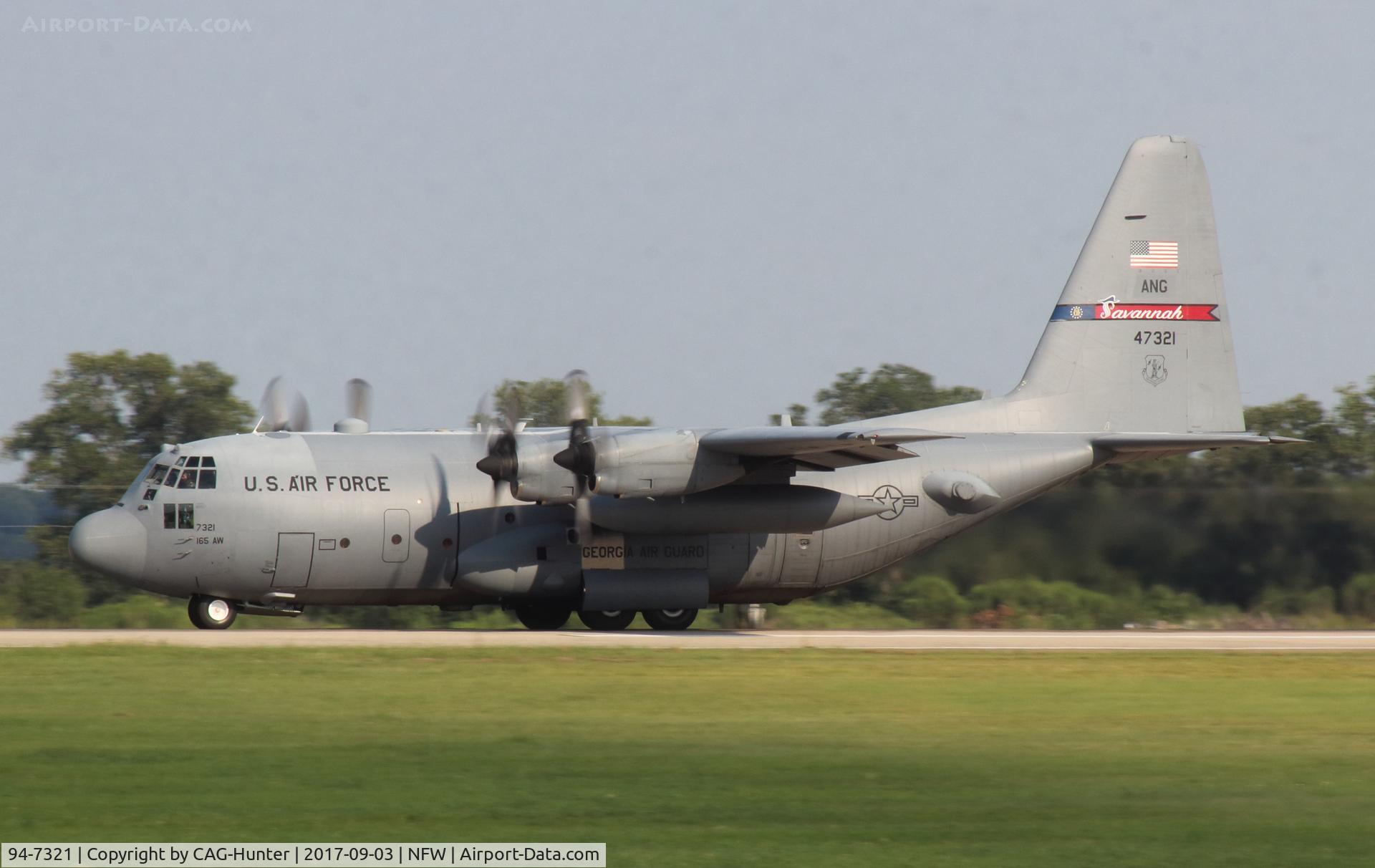 94-7321, 1994 Lockheed C-130H-3 Hercules C/N 382-5403, Georgia Air Guard C-130H