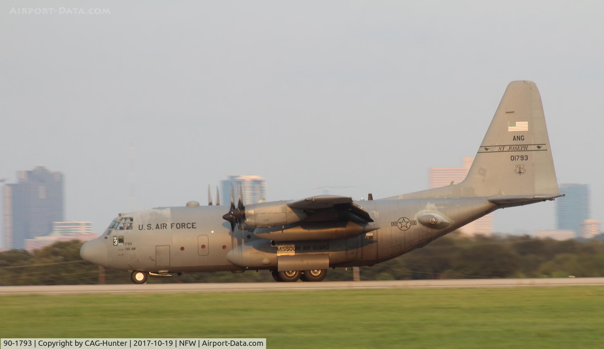 90-1793, 1990 Lockheed C-130H Hercules C/N 382-5246, Missouri Air Guard C-130H