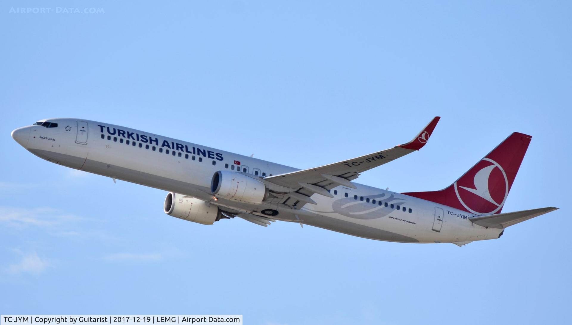 TC-JYM, 2015 Boeing 737-9F2/ER C/N 42011, At Malaga