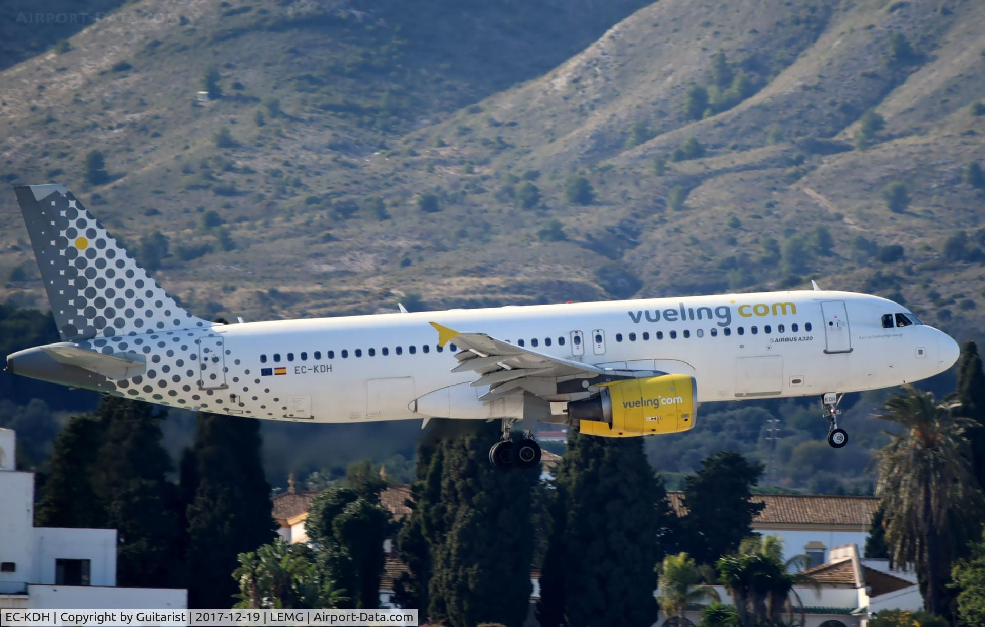 EC-KDH, 2007 Airbus A320-214 C/N 3083, At Malaga