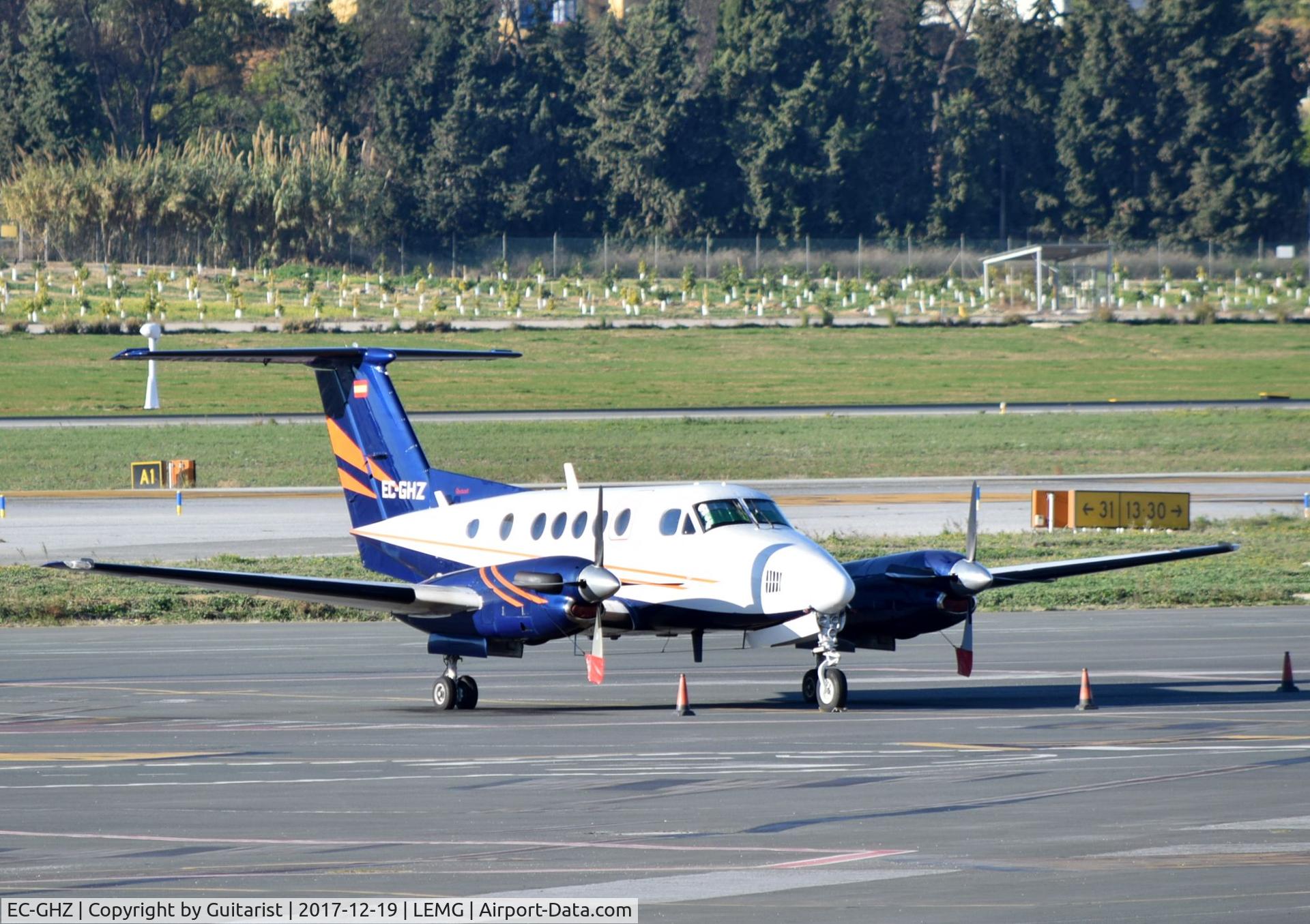 EC-GHZ, 1979 Beech 200 Super King Air C/N BB-555, At Malaga
