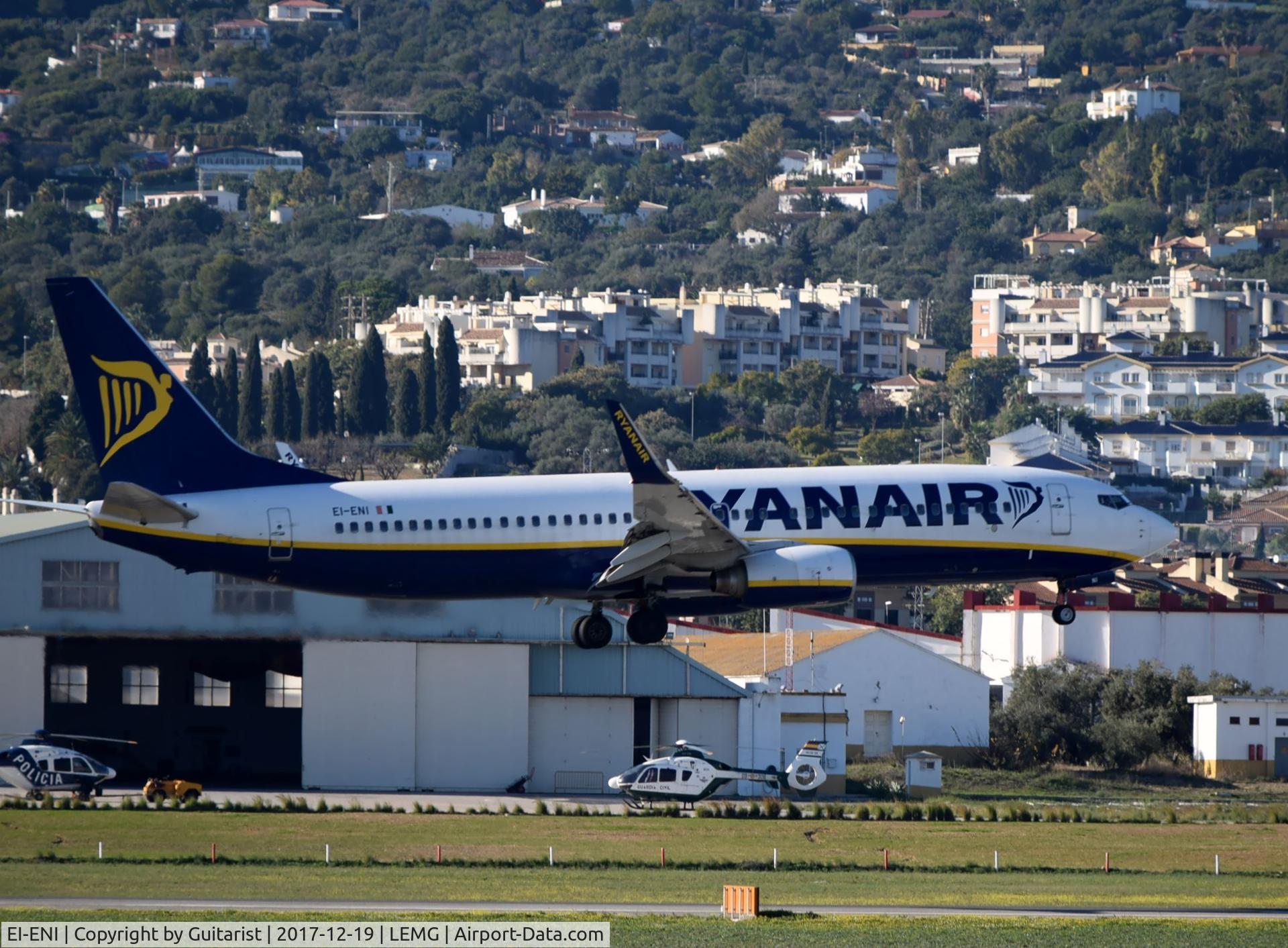EI-ENI, 2010 Boeing 737-8AS C/N 40300, At Malaga