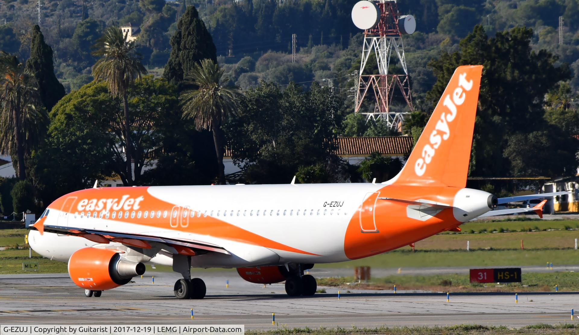 G-EZUJ, 2011 Airbus A320-214 C/N 4740, At Malaga